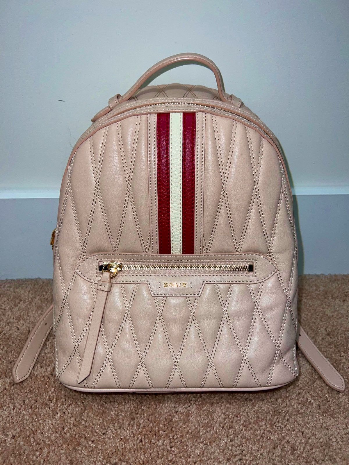 Bally BALLY Backpack cream pink Grailed