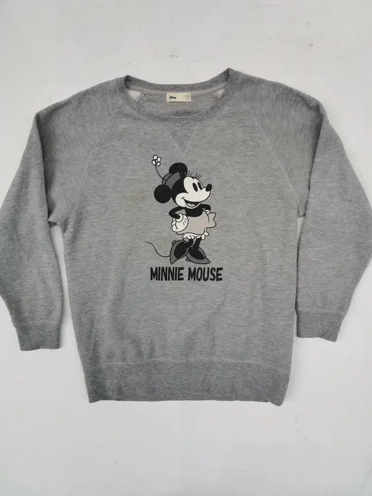 Cartoon Network × Disney × Mickey Mouse Disney Minnie Mouse Big Logo Sweatshirt Size US L / EU 52-54 / 3 - 1 Thumbnail