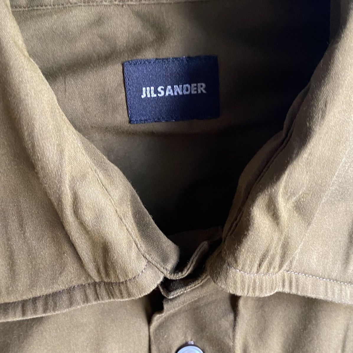 Jil Sander Jil Sander Military Double Pocket Shirt Size US S / EU 44-46 / 1 - 6 Thumbnail