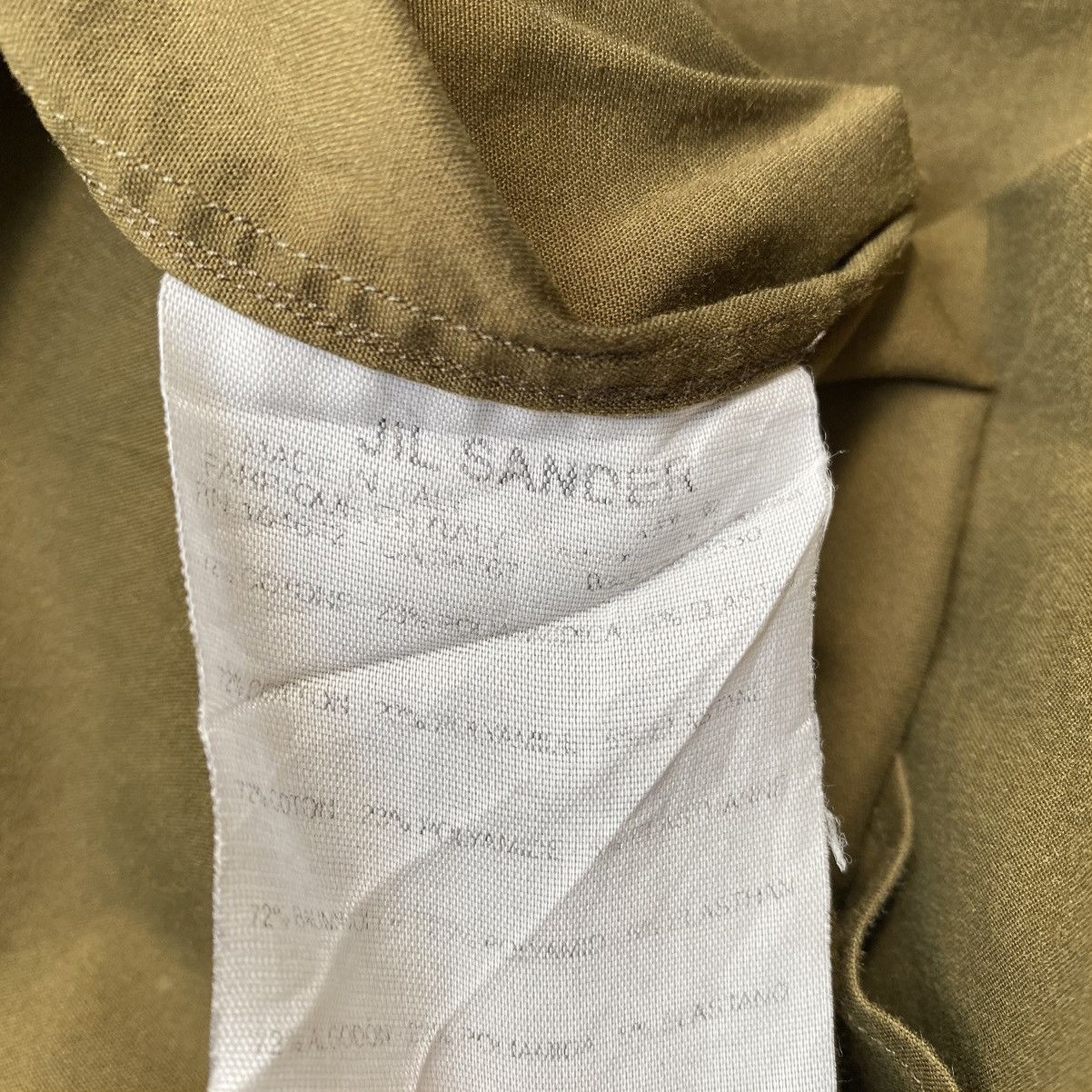 Jil Sander Jil Sander Military Double Pocket Shirt Size US S / EU 44-46 / 1 - 5 Thumbnail