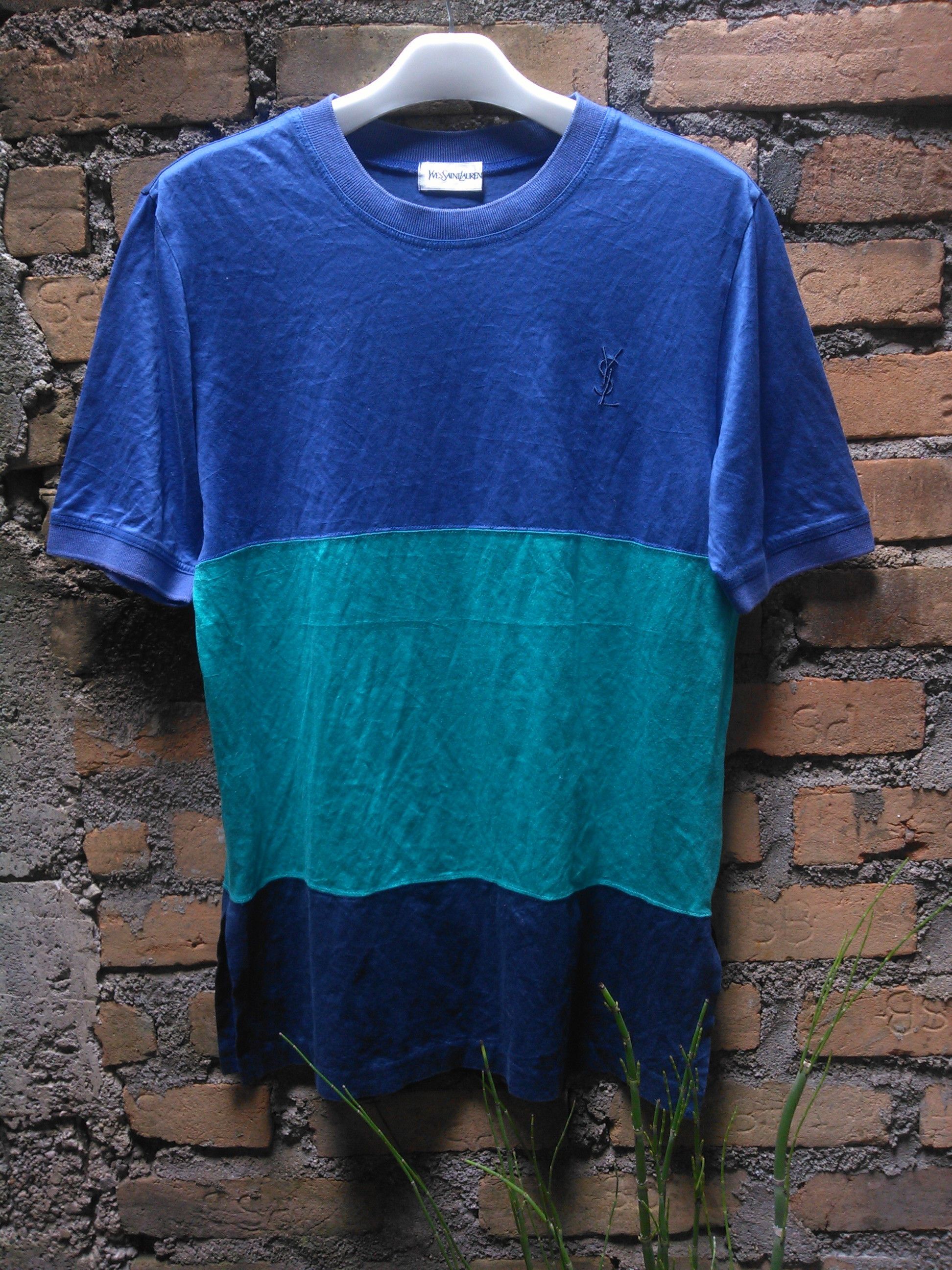 Vintage × Yves Saint Laurent Vintage YSL Yves Saint Laurent Tees Size US M / EU 48-50 / 2 - 1 Thumbnail