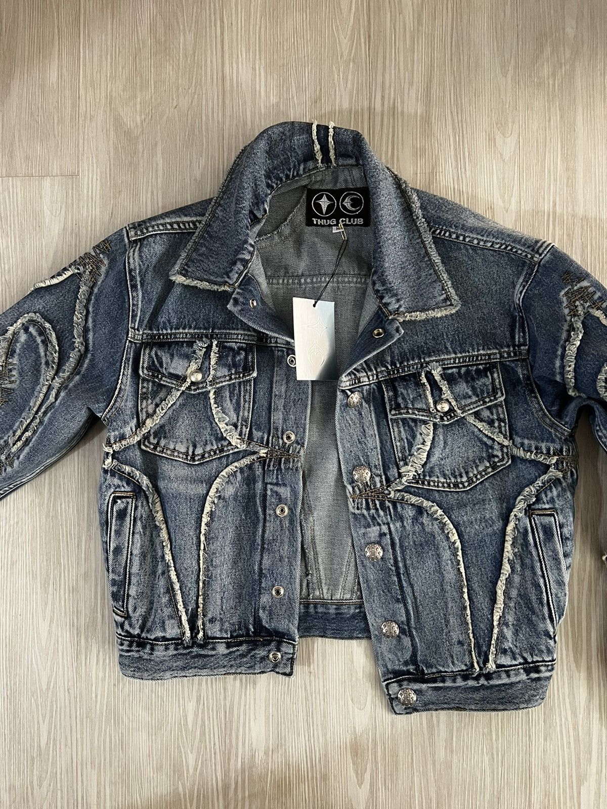 Japanese Brand Thug Club Denim Jacket | Grailed