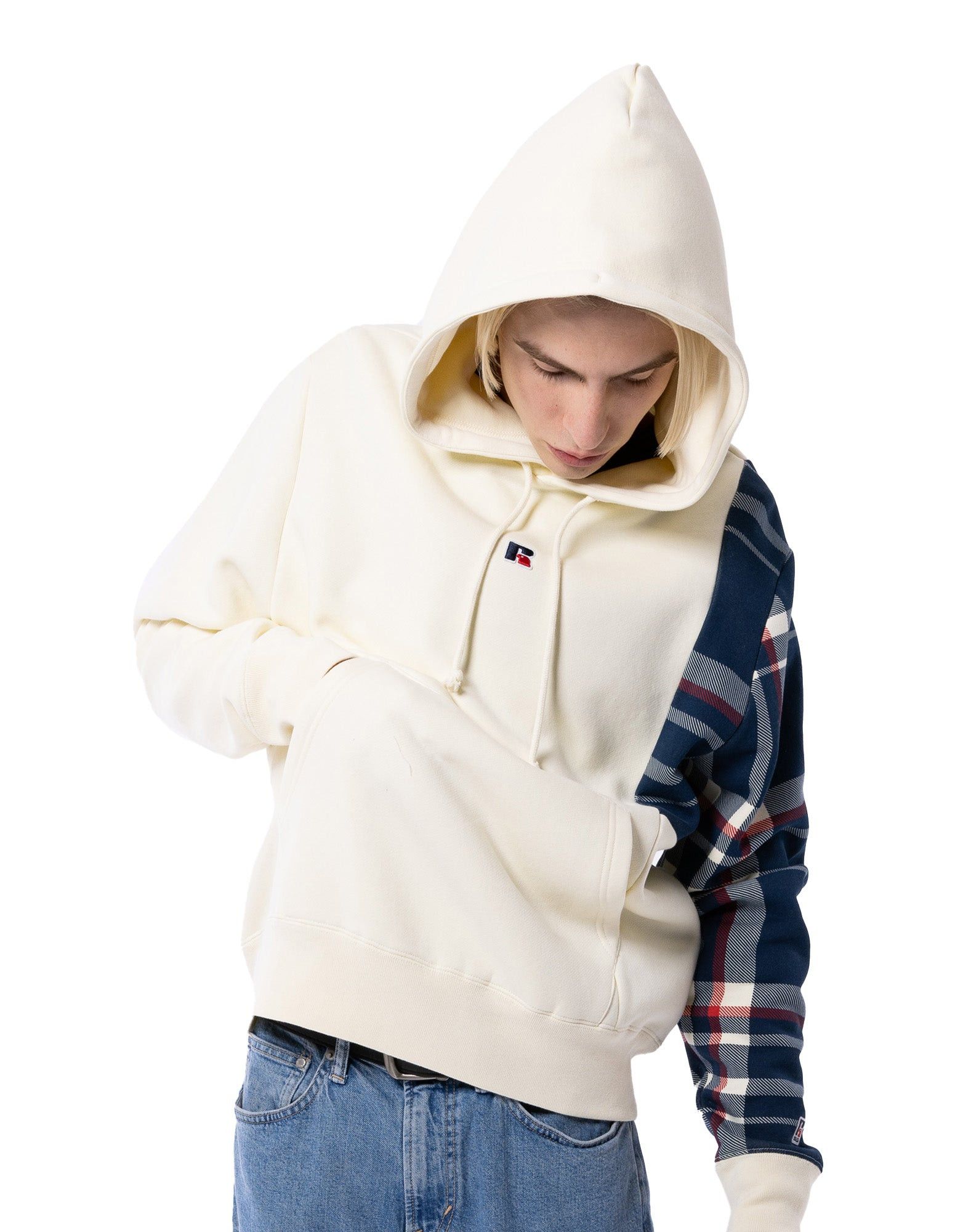 Russell Athletic UNISEX SPLINTER HOODIE - SOY Size US L / EU 52-54 / 3 - 3 Thumbnail