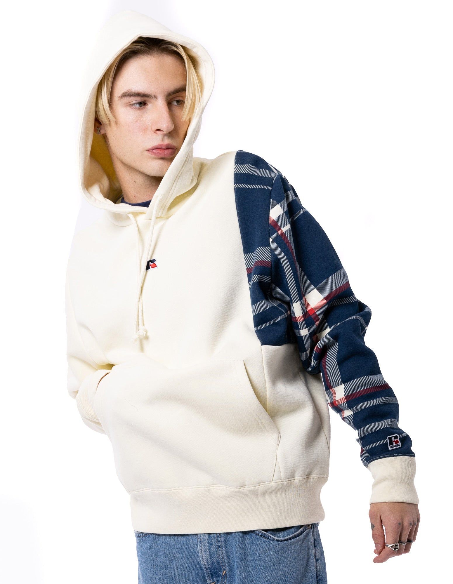 Russell Athletic UNISEX SPLINTER HOODIE - SOY Size US L / EU 52-54 / 3 - 2 Thumbnail