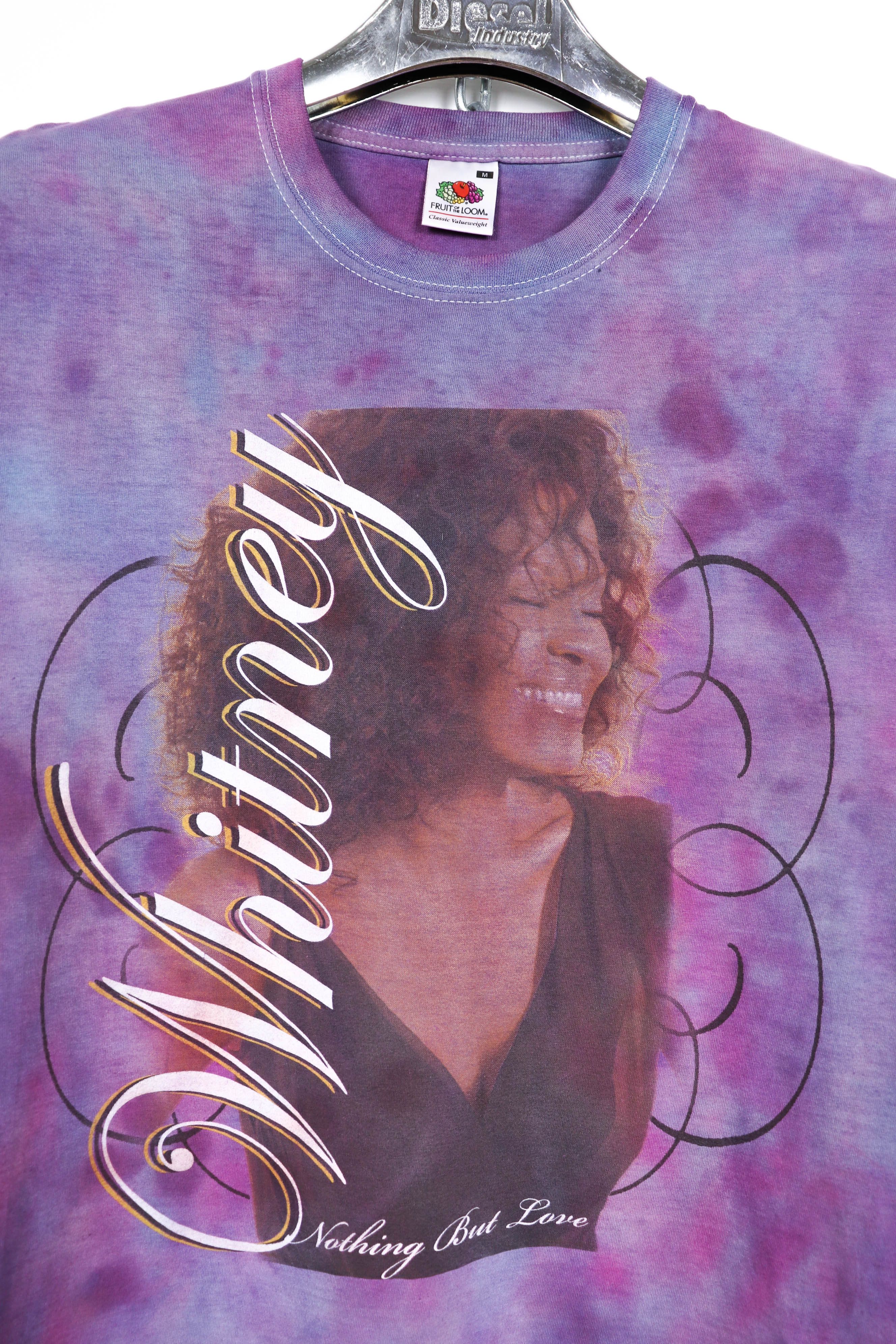Band Tees 00s Vintage Whitney Houston ©2010 Repainted Purple Tour Tee Size US M / EU 48-50 / 2 - 3 Thumbnail