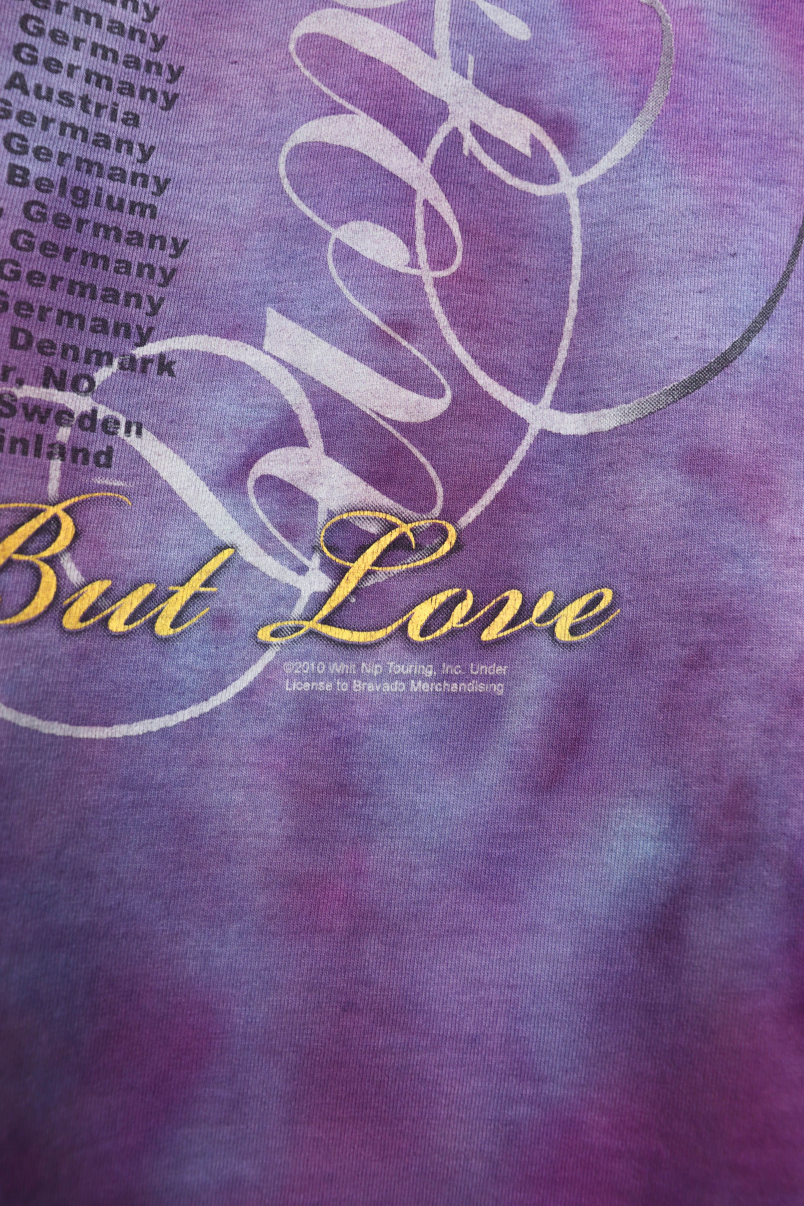 Band Tees 00s Vintage Whitney Houston ©2010 Repainted Purple Tour Tee Size US M / EU 48-50 / 2 - 8 Thumbnail