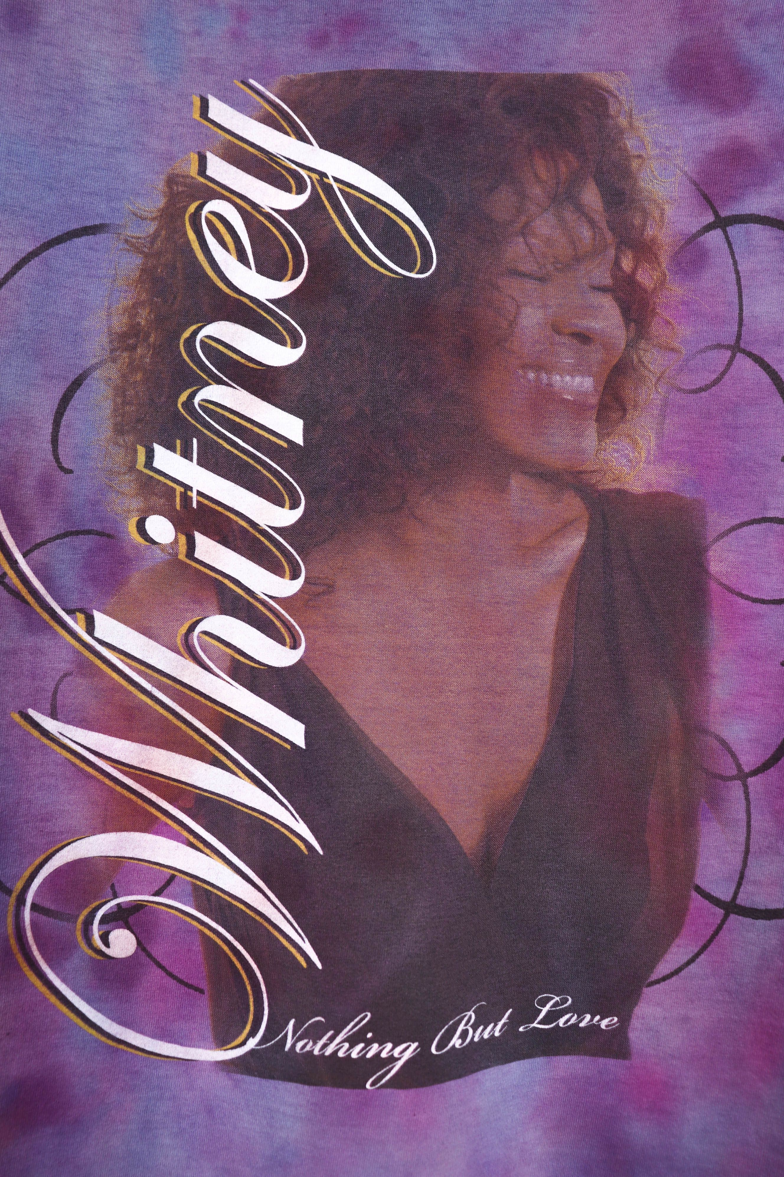 Band Tees 00s Vintage Whitney Houston ©2010 Repainted Purple Tour Tee Size US M / EU 48-50 / 2 - 4 Thumbnail