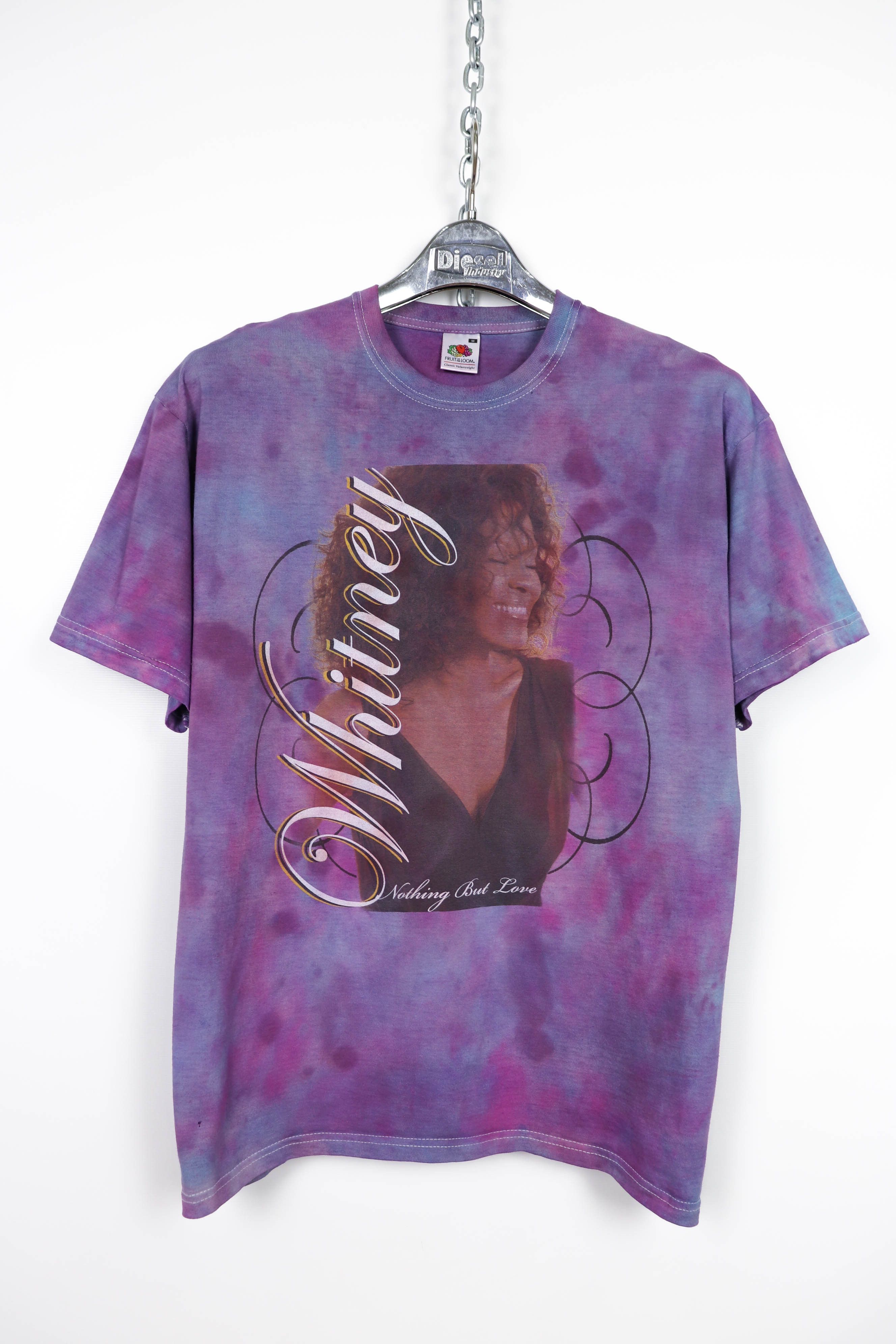 Band Tees 00s Vintage Whitney Houston ©2010 Repainted Purple Tour Tee Size US M / EU 48-50 / 2 - 1 Thumbnail