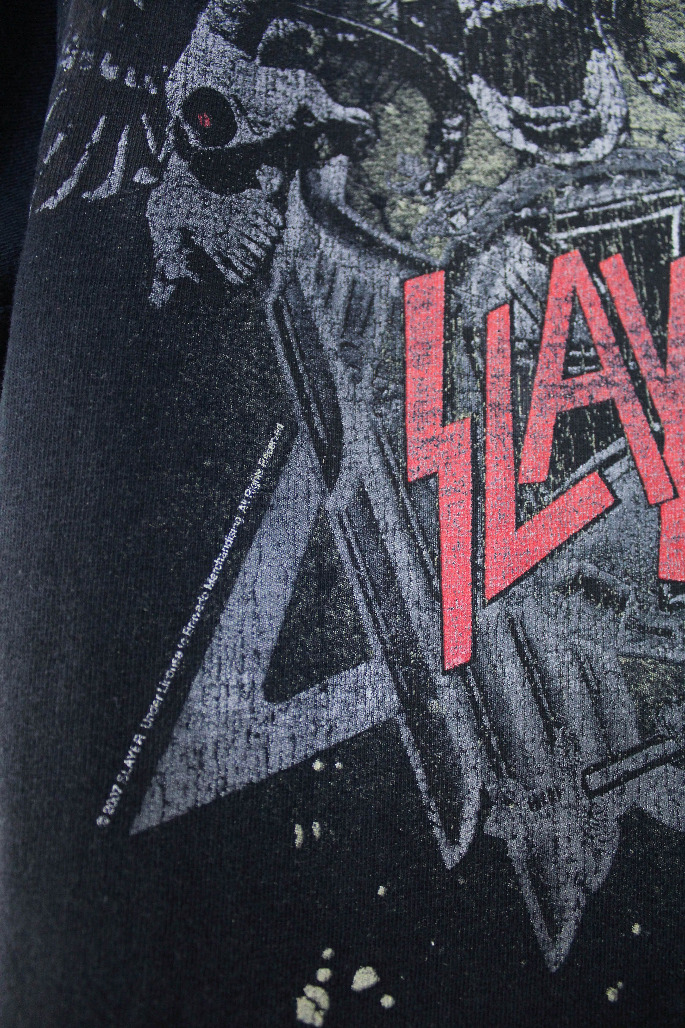 Band Tees Slayer ©2007 License Rare Vintage Merch Rock T-shirt Tee Size US S / EU 44-46 / 1 - 8 Thumbnail