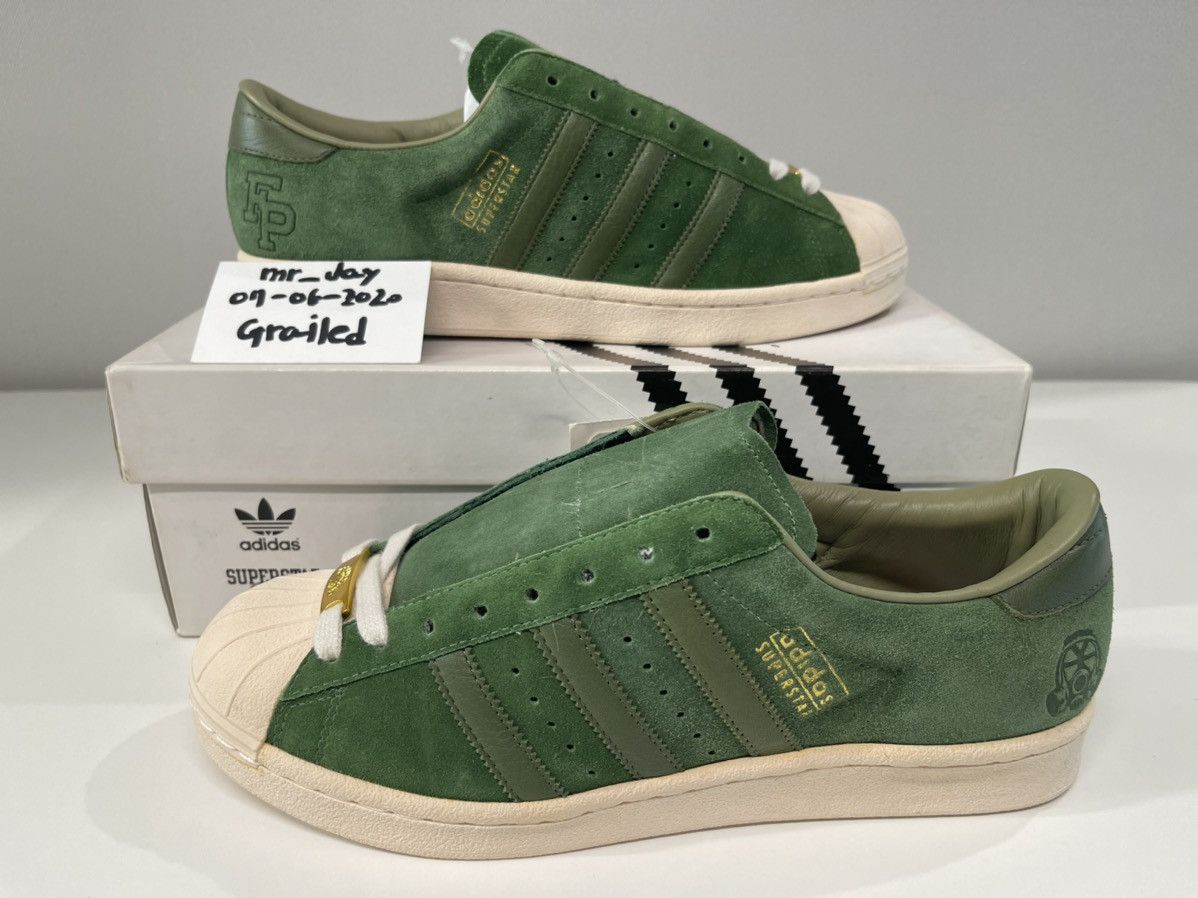 Adidas superstar suede groen hotsell