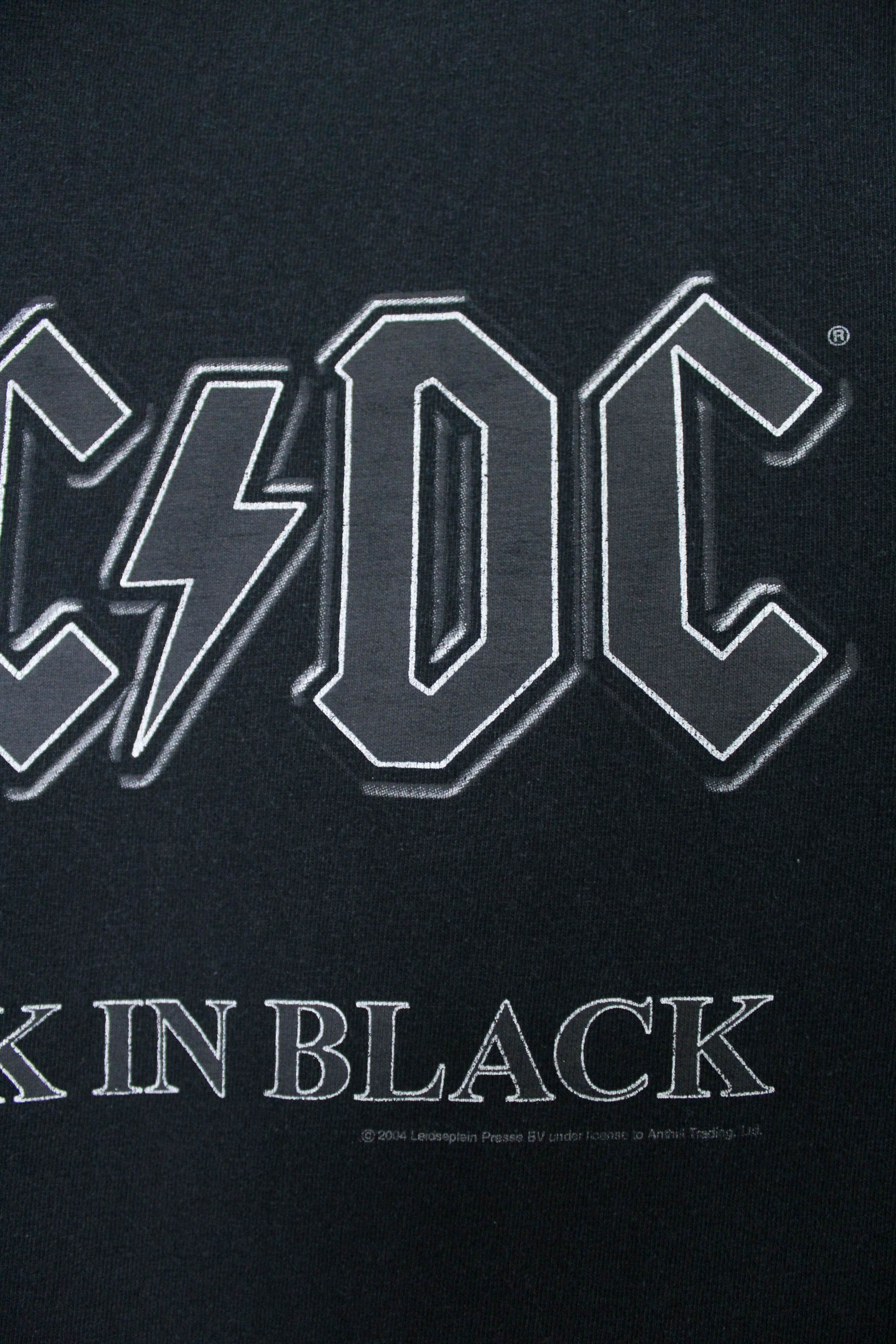 AC/DC × Band Tees AC/DC Back In Black ©2004 Rare Vintage Rock Band T-shirt Size US S / EU 44-46 / 1 - 5 Thumbnail