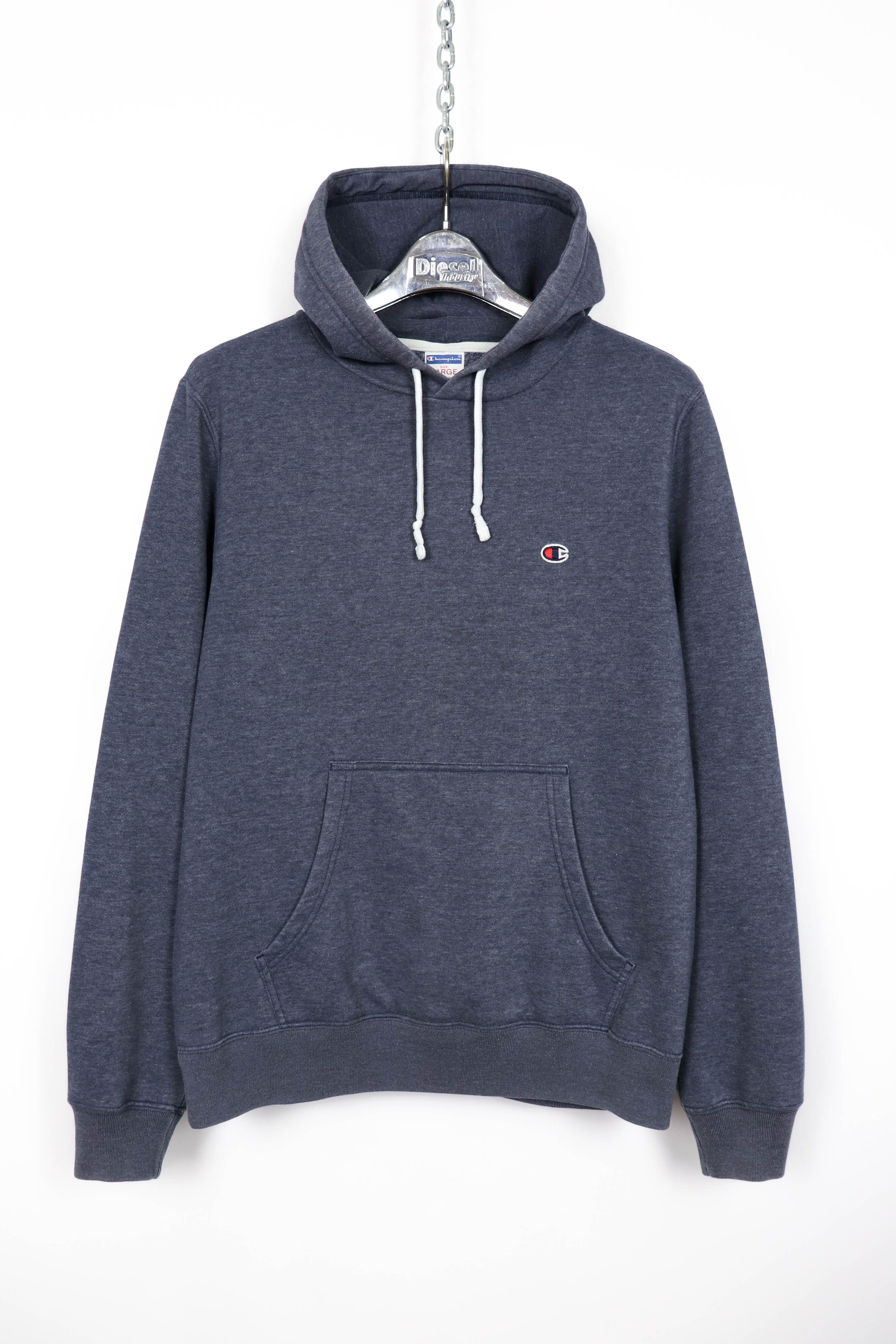Champion Champion Navy Gray Sunfaded Hoodie Size US L / EU 52-54 / 3 - 1 Thumbnail