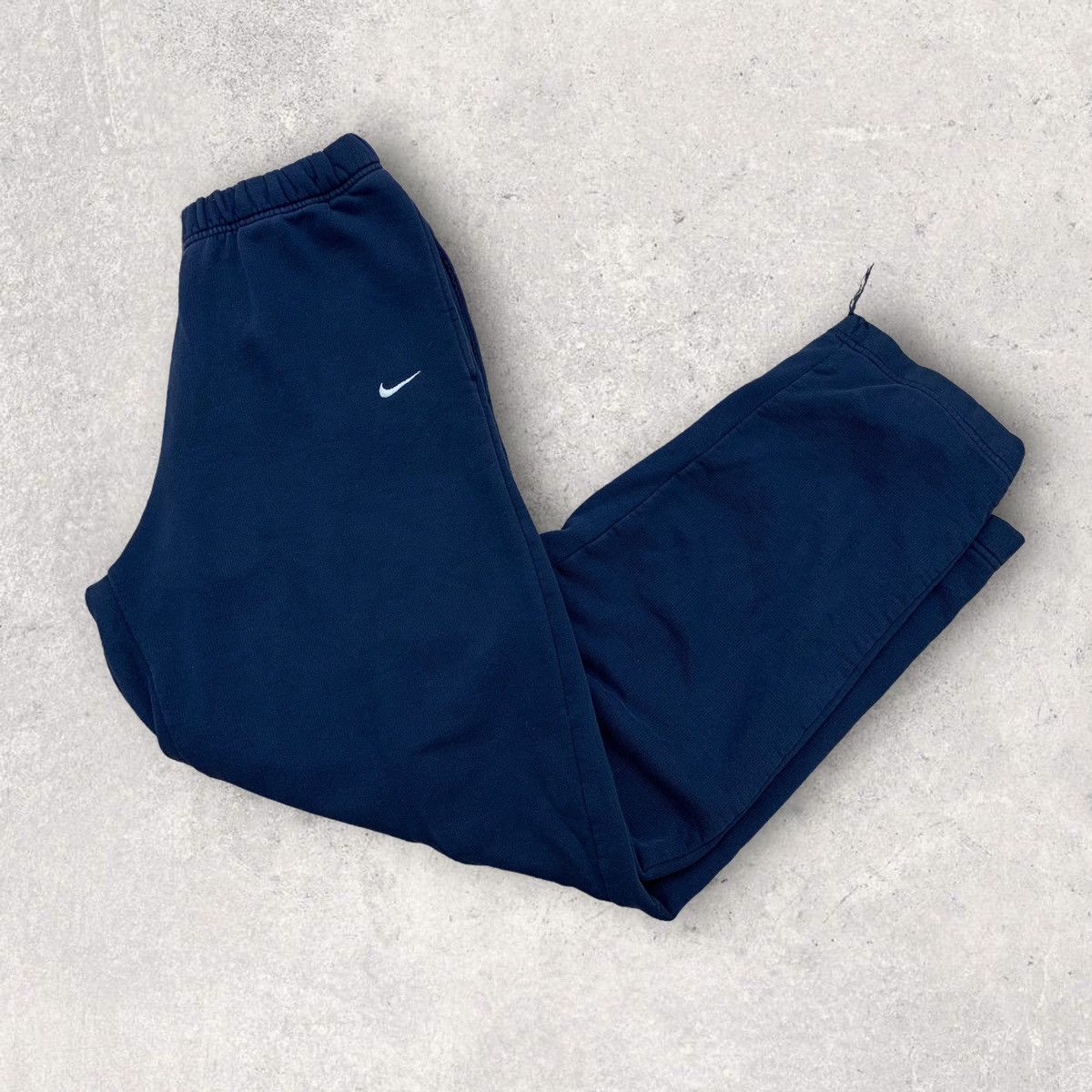 Nike Sweatpants, Men's M size cotton gray type Vintage Second Hand