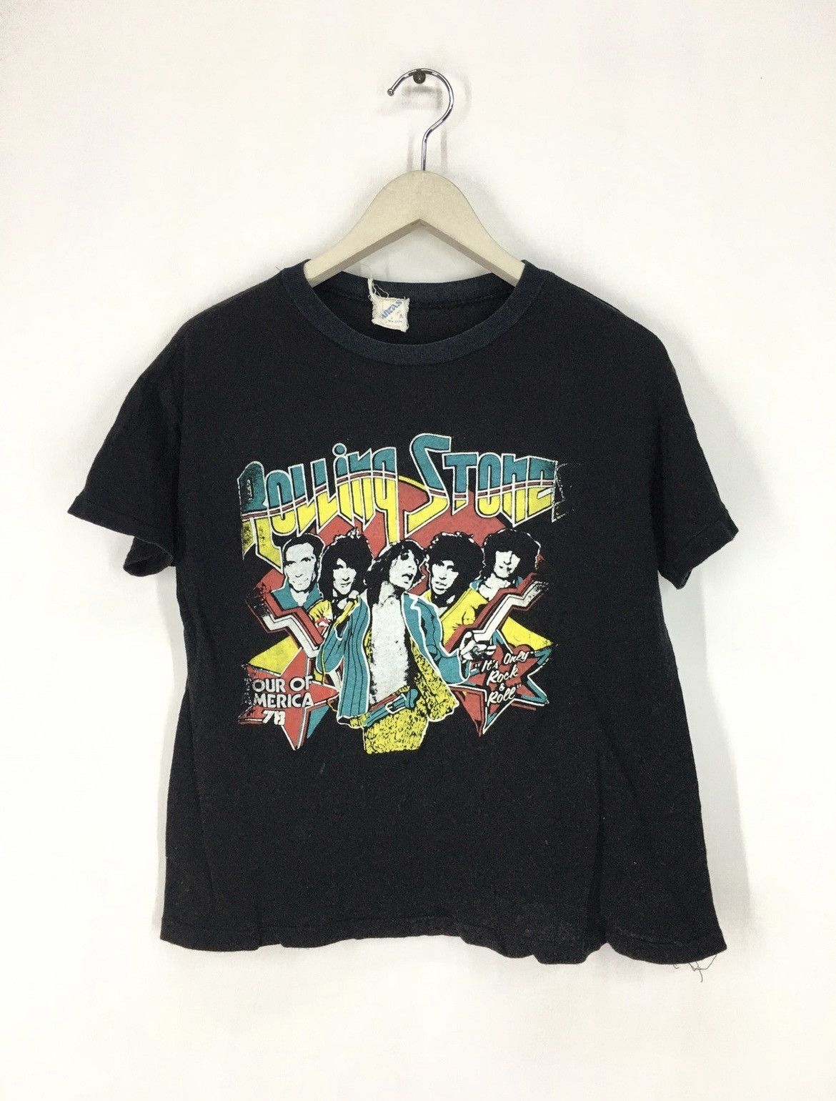 The Rolling Stones Vintage 70s Rolling Stones tour of America 78 bootleg tee Size US M / EU 48-50 / 2 - 1 Thumbnail