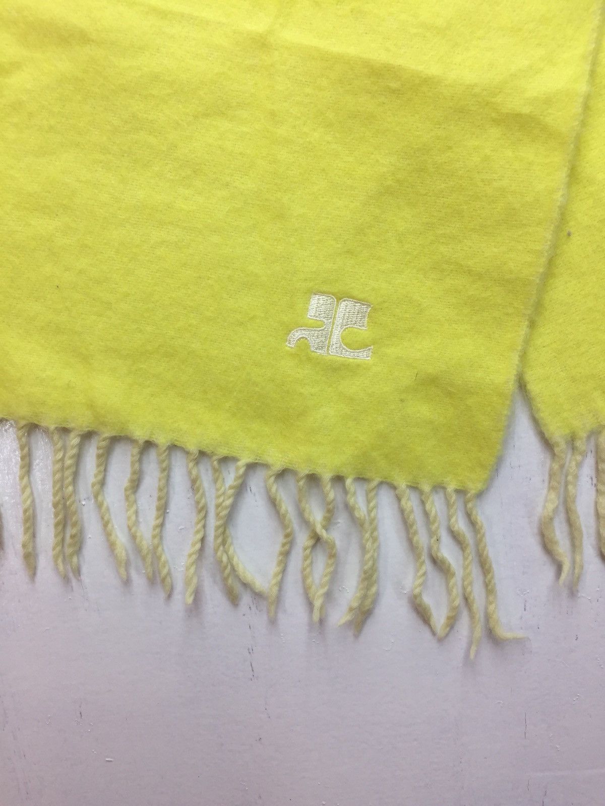 Courreges Vintage Courreges Muffler Skarve Size ONE SIZE - 4 Thumbnail