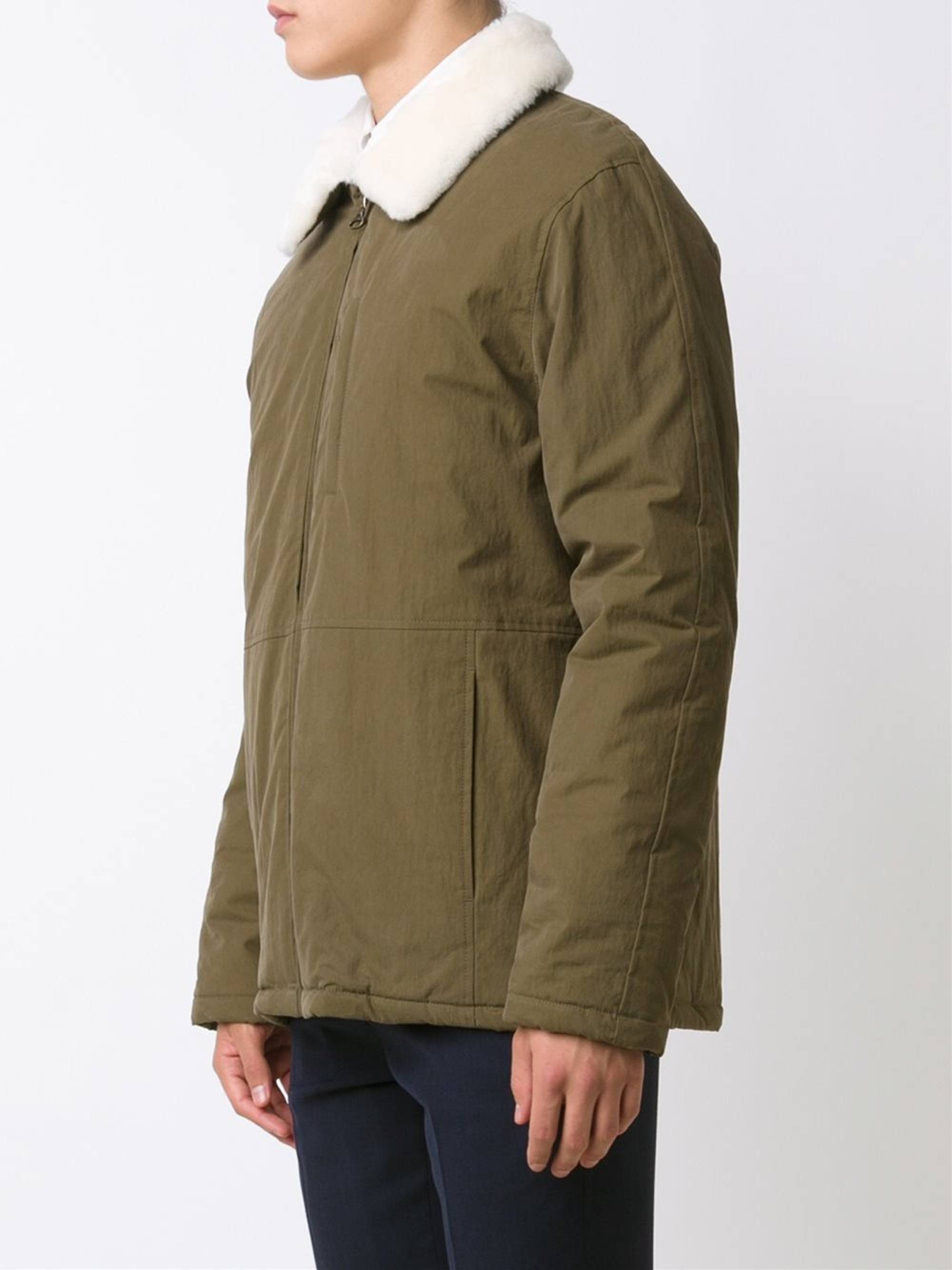 A.P.C. A.P.C. Ottawa Jacket - Khaki Green Size US XXL / EU 58 / 5 - 6 Thumbnail
