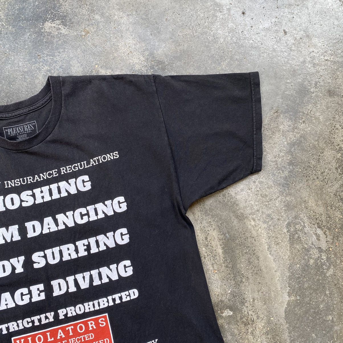 Pleasures Safety Concert Distressed Tees