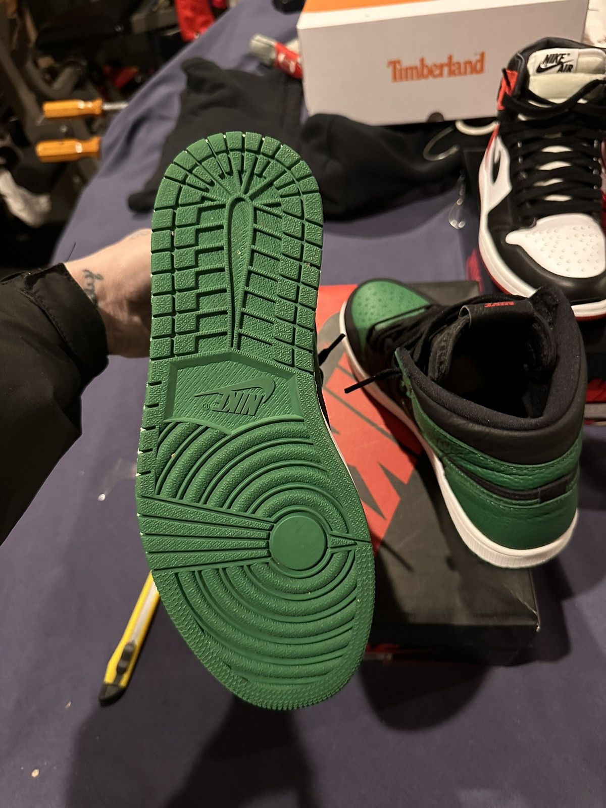 Jordan Brand Jordan 1 pine toe Size US 8 / EU 41 - 6 Thumbnail