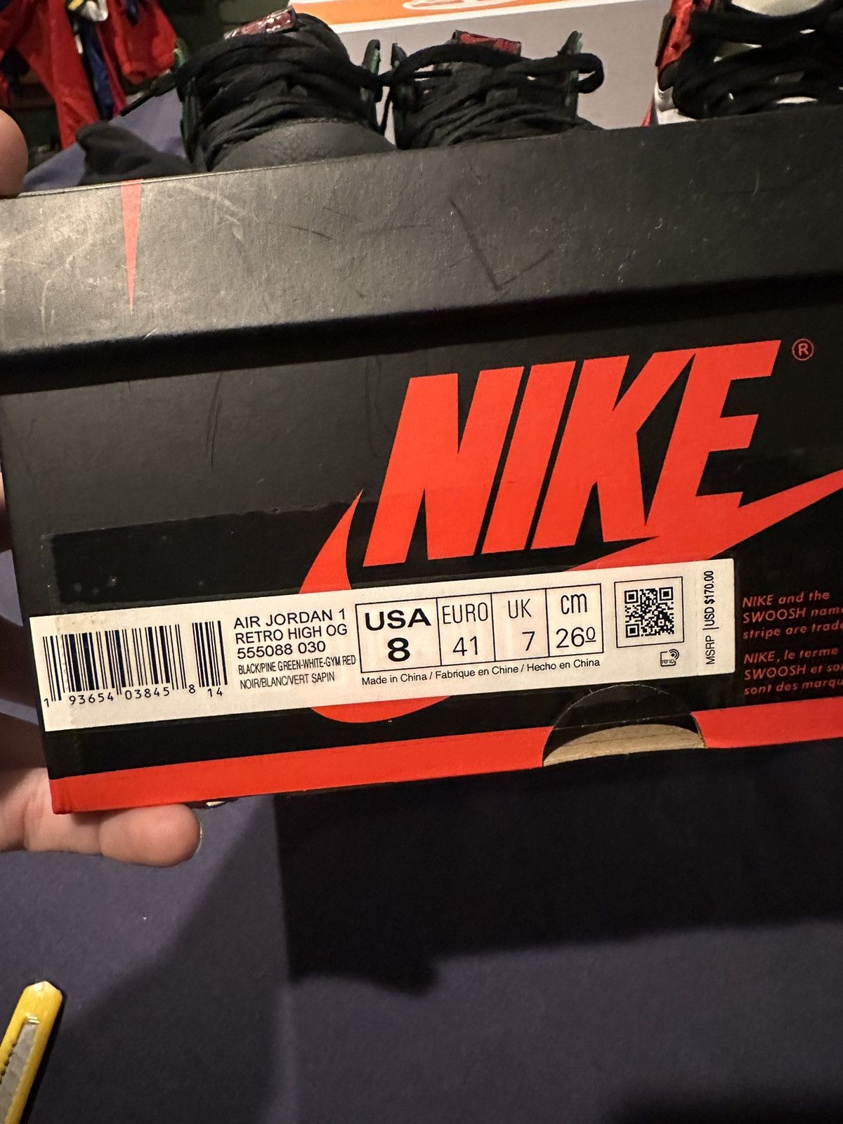 Jordan Brand Jordan 1 pine toe Size US 8 / EU 41 - 7 Thumbnail