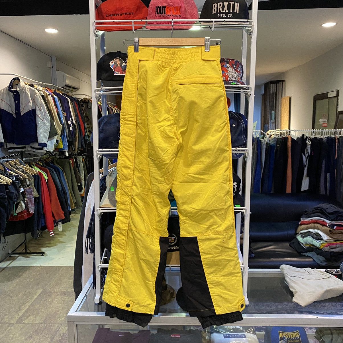 DEADSTOCK USED‼️The North Face Yellow Black Skiwear Pants