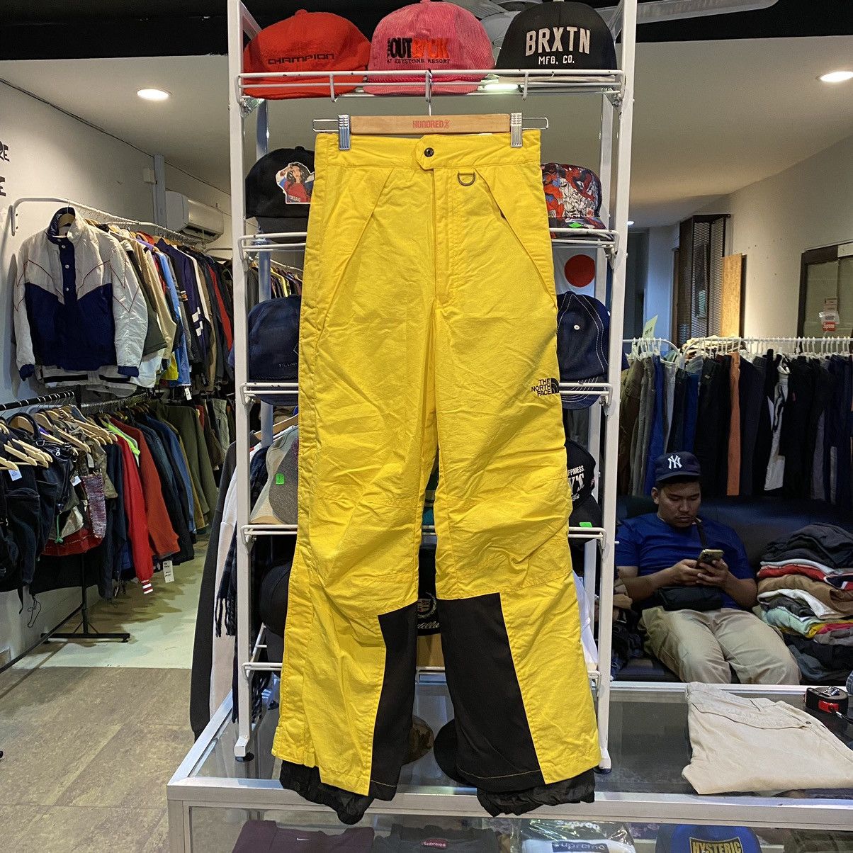 DEADSTOCK USED‼️The North Face Yellow Black Skiwear Pants