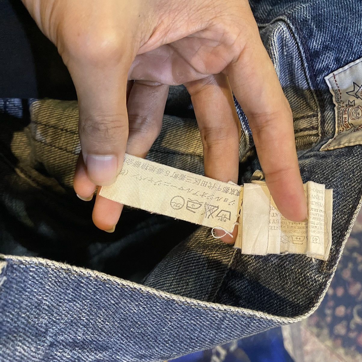 Giorgio Armani Vintage Giorgio Armani Carpenter Pants Denim Jeans Size US 33 - 19 Thumbnail