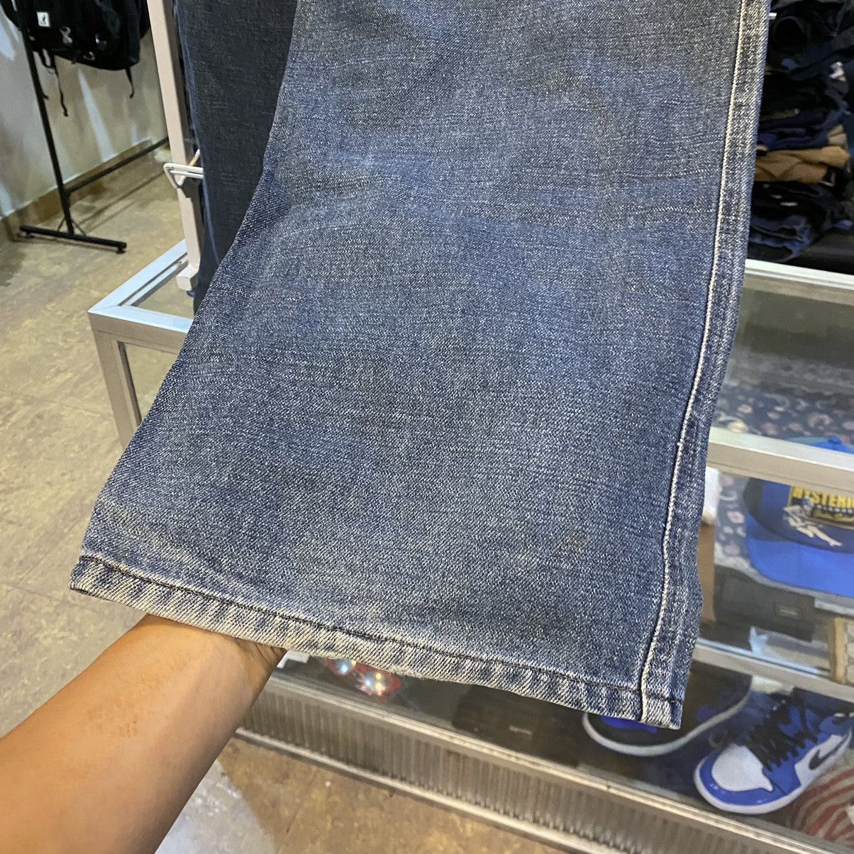 Giorgio Armani Vintage Giorgio Armani Carpenter Pants Denim Jeans Size US 33 - 5 Thumbnail