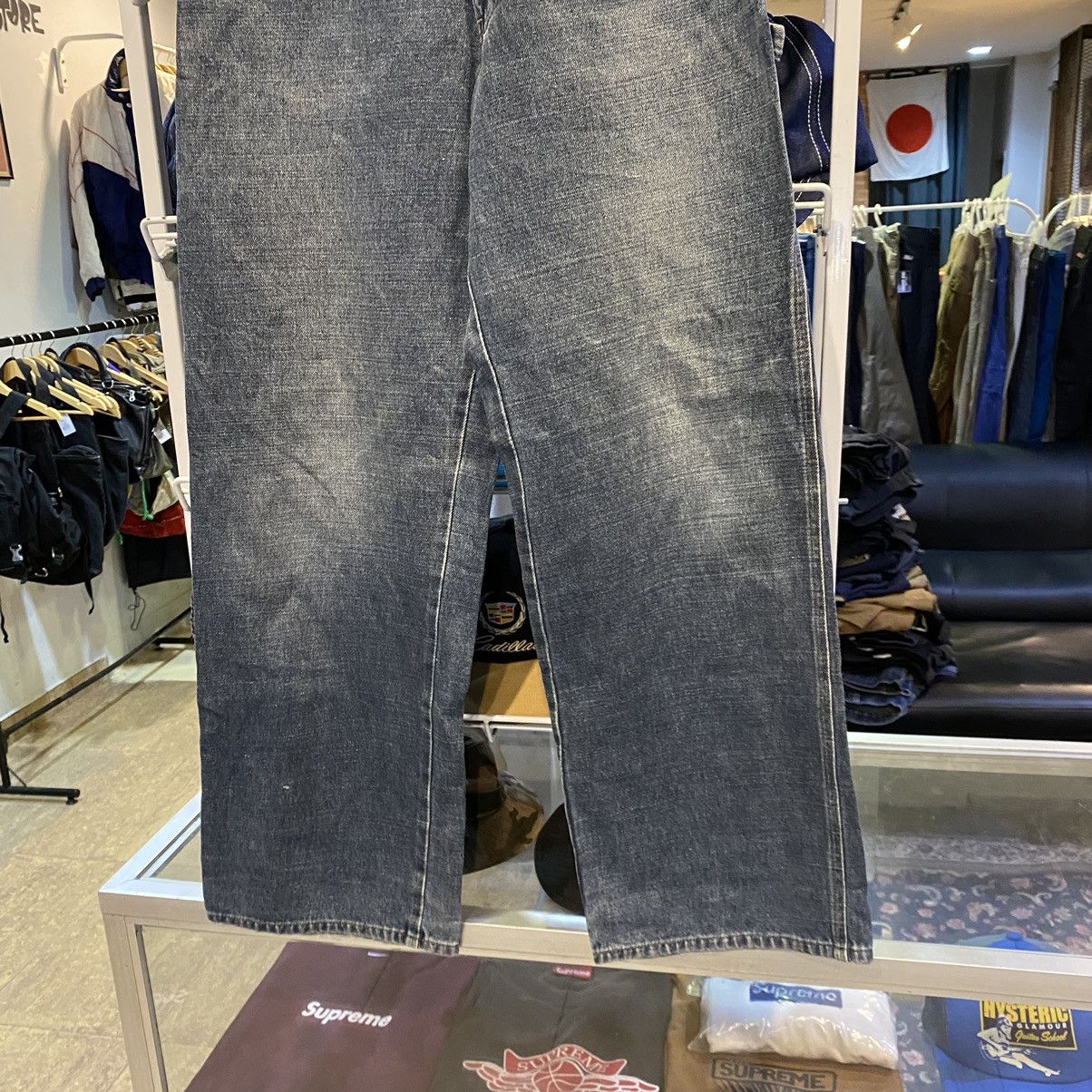 Giorgio Armani Vintage Giorgio Armani Carpenter Pants Denim Jeans Size US 33 - 9 Thumbnail