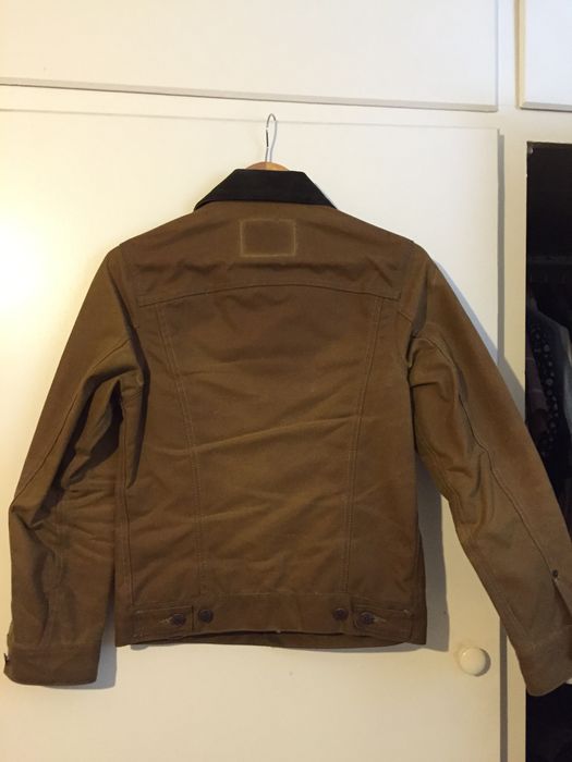Levi's Waxed Canvas Trucker Jacket Grailed