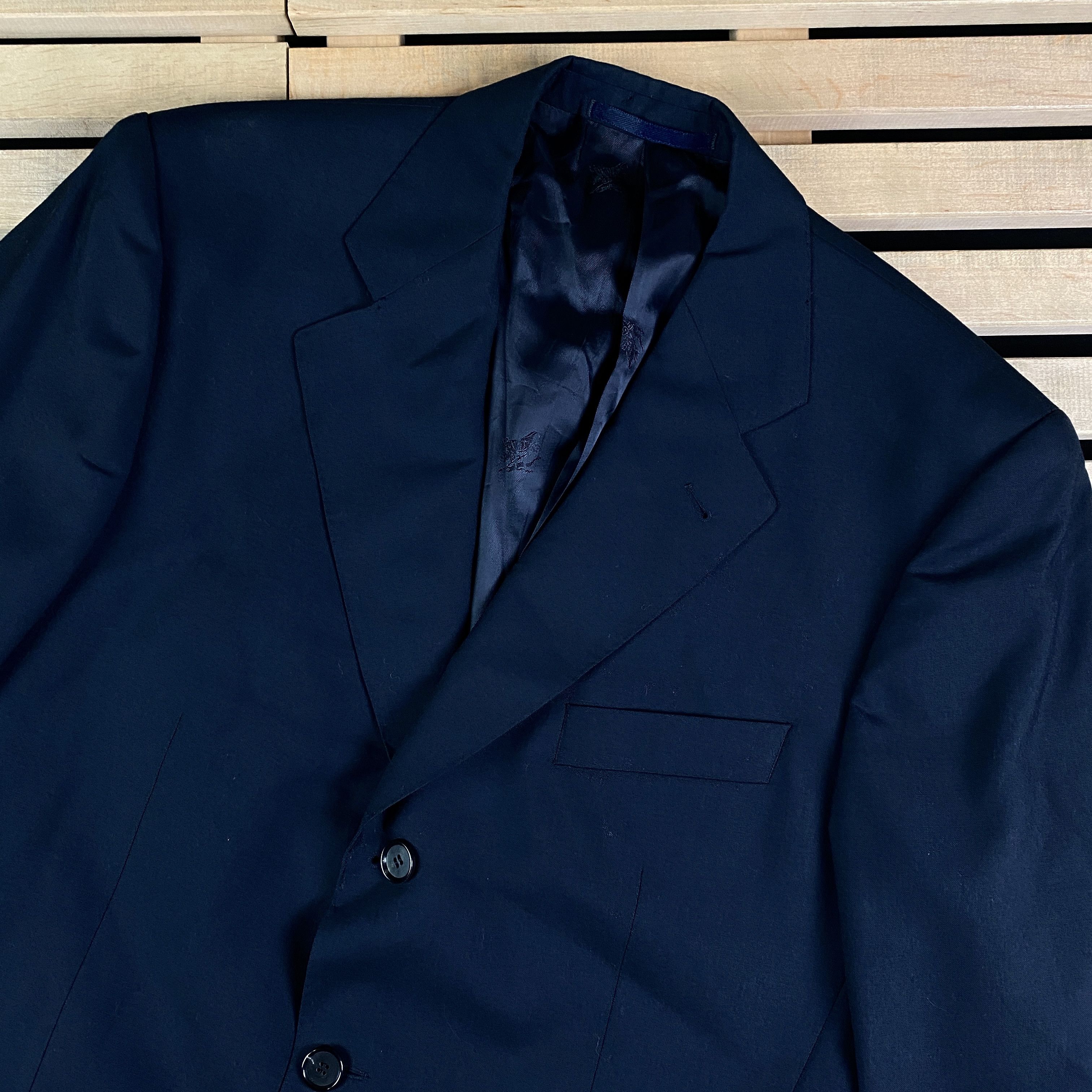 Burberry Mens Blazer Jacket Burberry Size L Size 50R - 2 Thumbnail