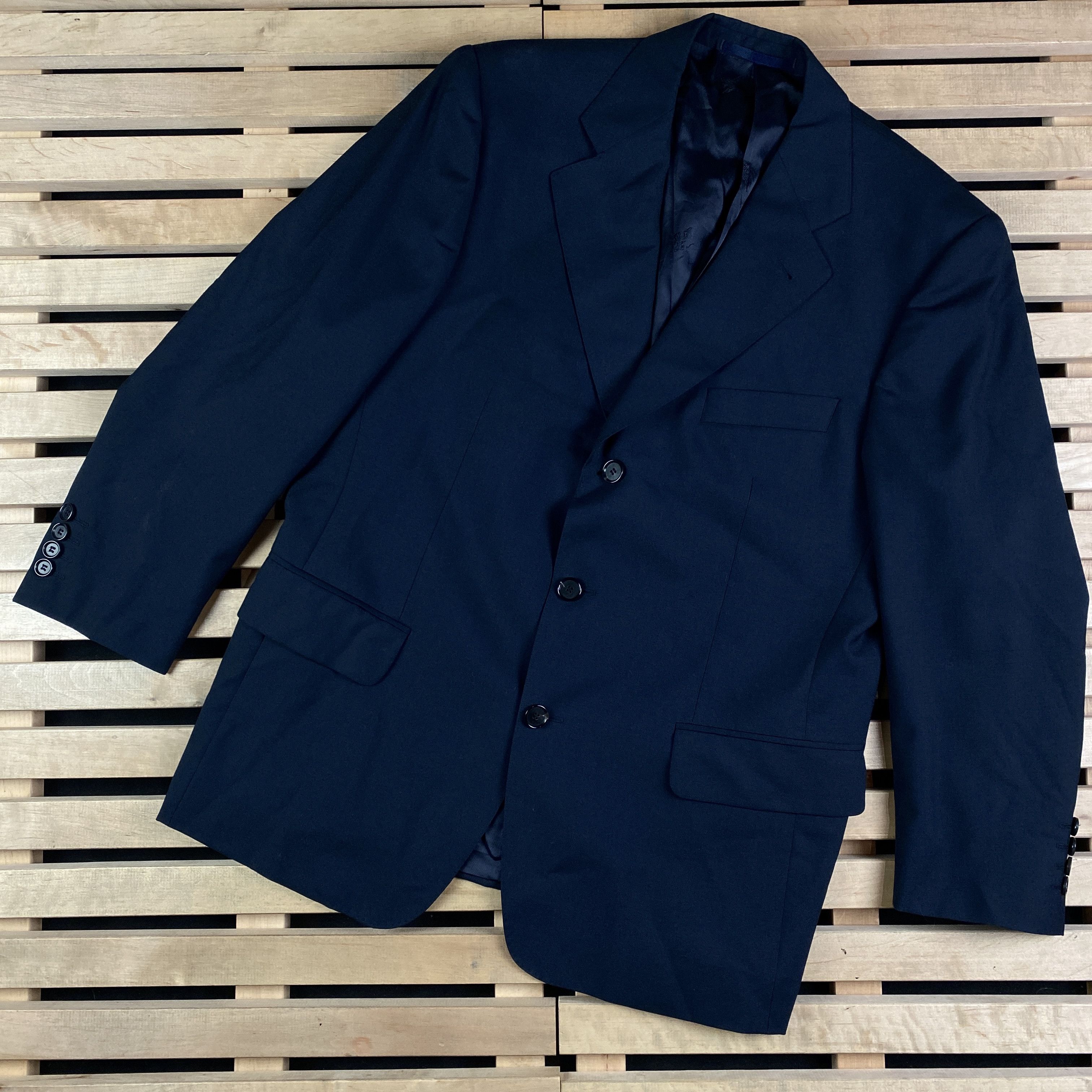 Burberry Mens Blazer Jacket Burberry Size L Size 50R - 1 Thumbnail