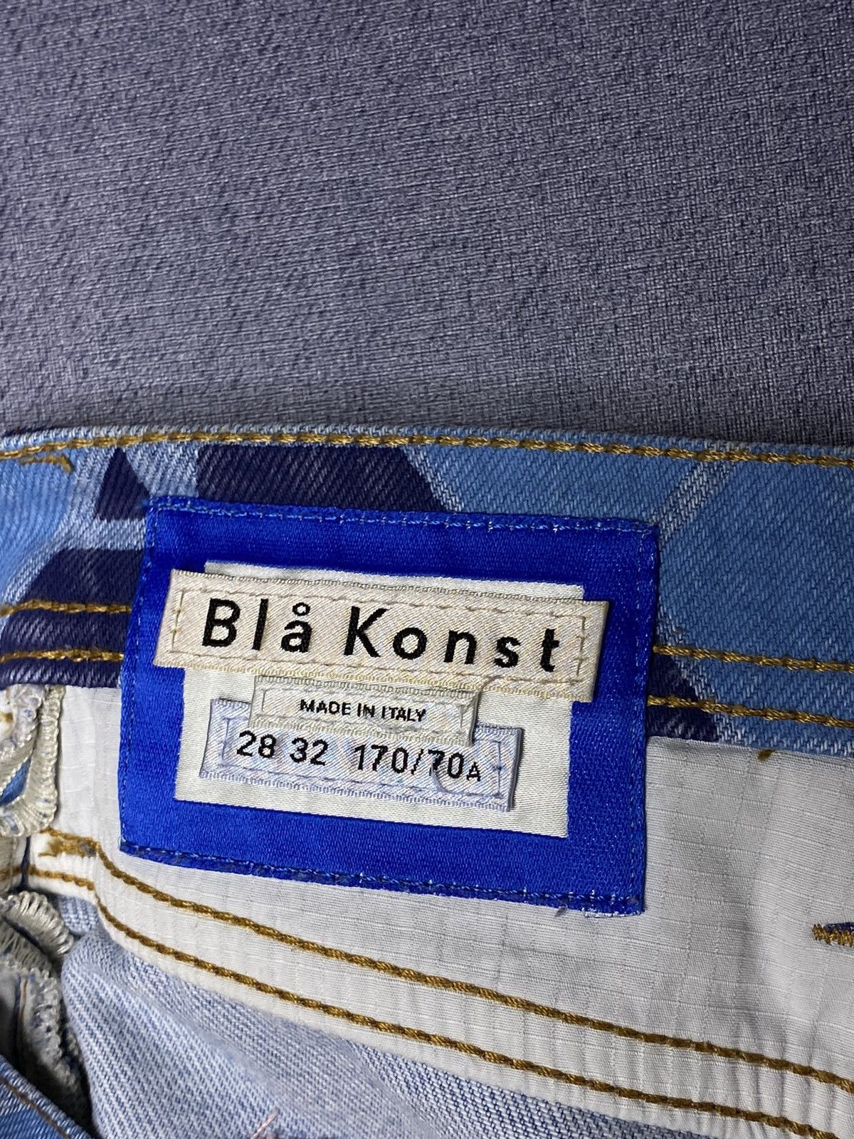 Acne Studios Acne Studios Blå Konst Mountain Full Print Jeans 28/32 Size US 30 / EU 46 - 6 Thumbnail