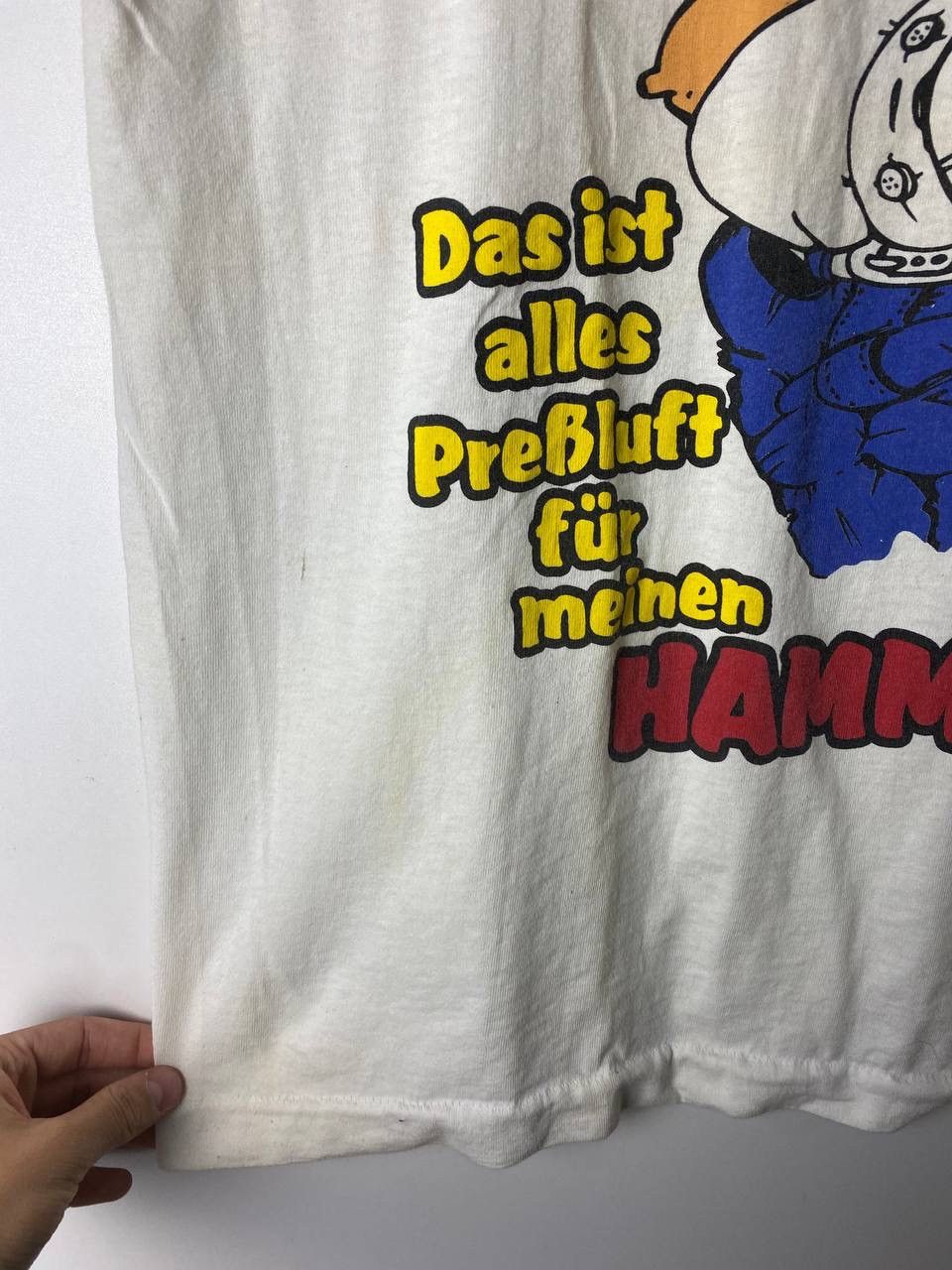 Vintage Hammer 90s vintage t-shirt size XL Size US XL / EU 56 / 4 - 6 Thumbnail