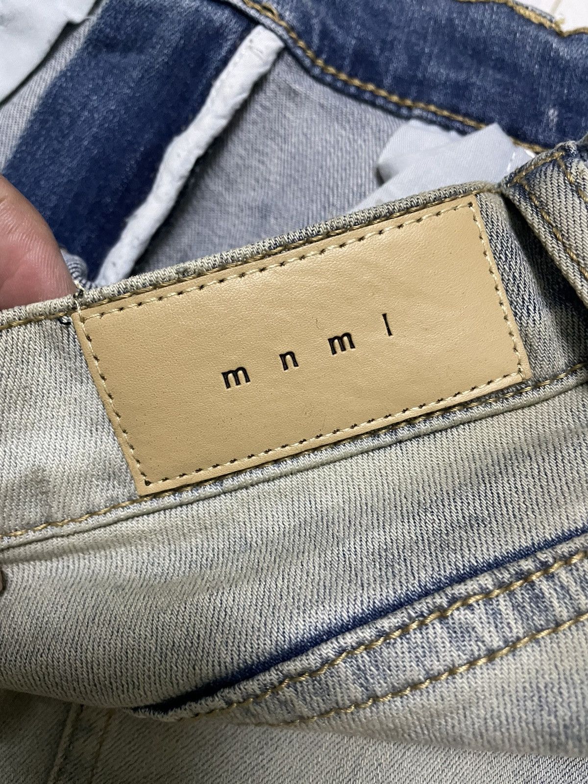 Japanese Brand Japanese Brand MNML Distressed Denim Size US 32 / EU 48 - 10 Thumbnail