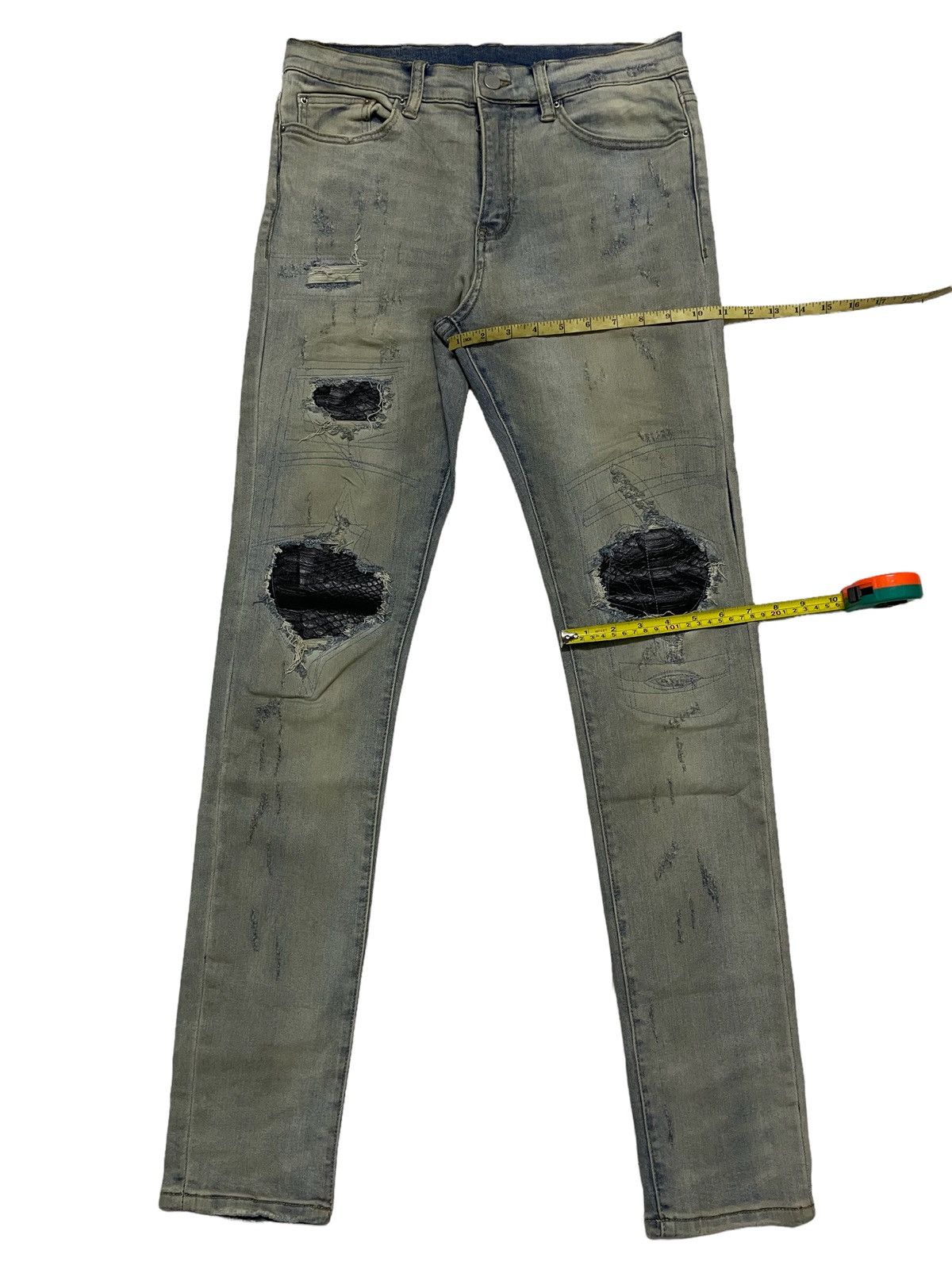 Japanese Brand Japanese Brand MNML Distressed Denim Size US 32 / EU 48 - 8 Thumbnail