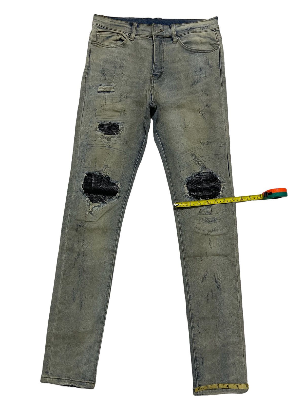 Japanese Brand Japanese Brand MNML Distressed Denim Size US 32 / EU 48 - 9 Thumbnail