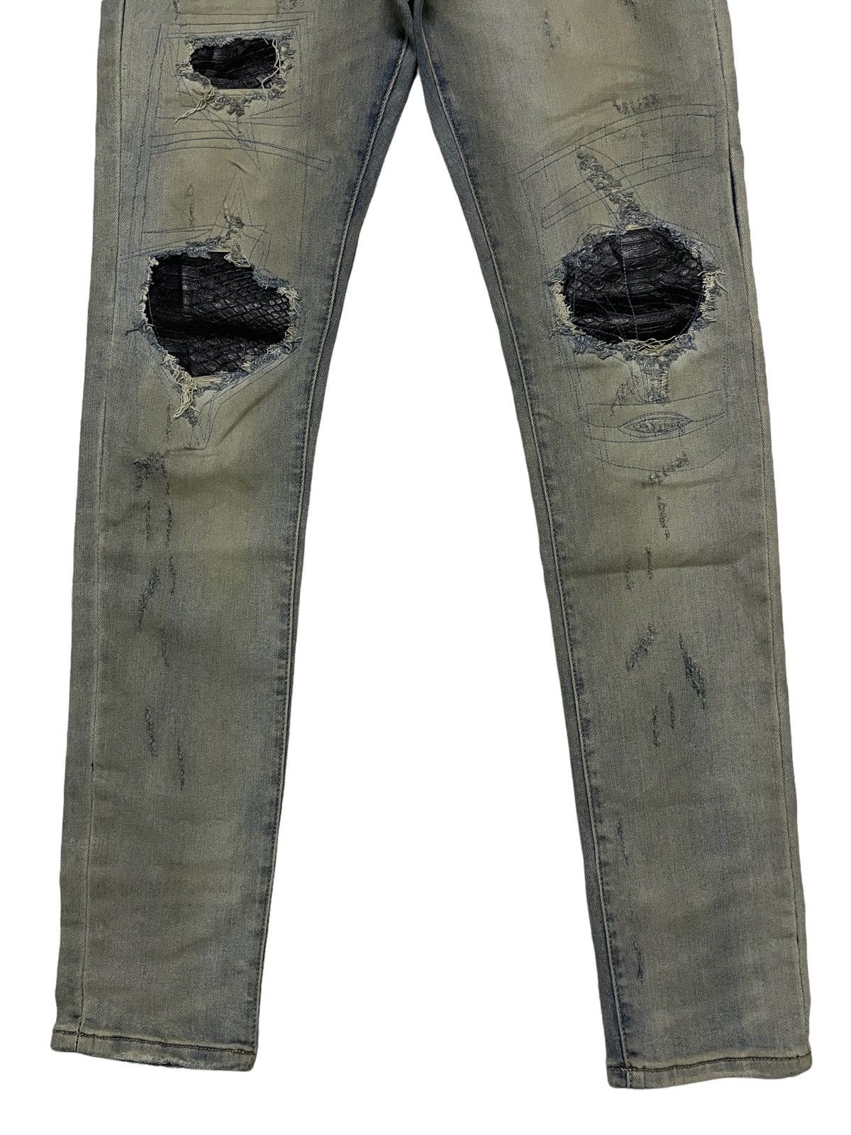Japanese Brand Japanese Brand MNML Distressed Denim Size US 32 / EU 48 - 4 Thumbnail