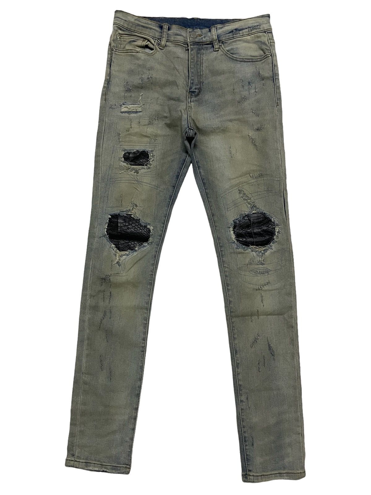 Japanese Brand Japanese Brand MNML Distressed Denim Size US 32 / EU 48 - 1 Thumbnail
