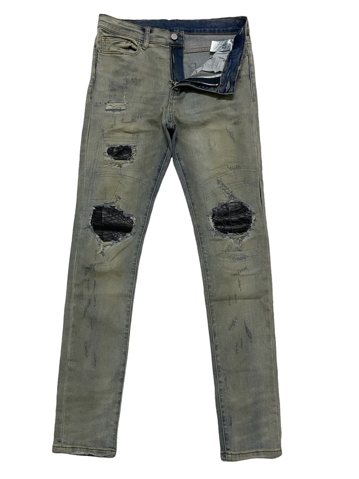 Japanese Brand Japanese Brand MNML Distressed Denim Size US 32 / EU 48 - 2 Thumbnail
