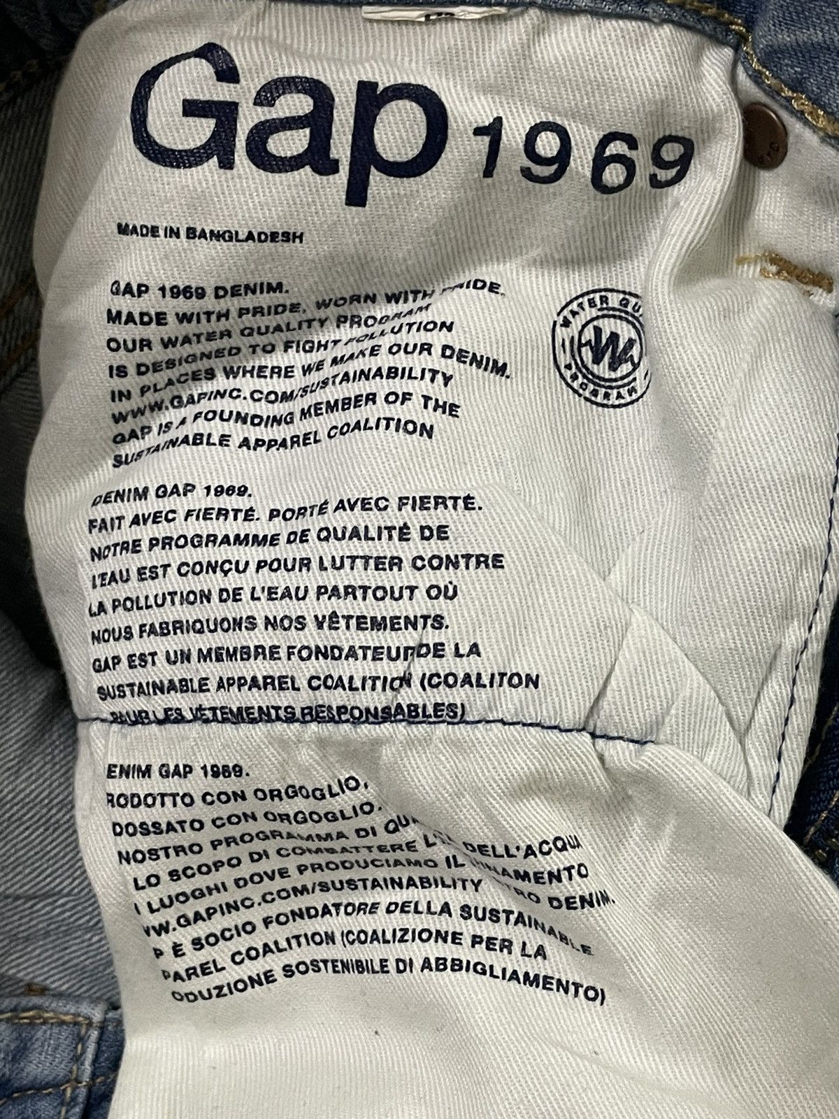 Gap 🔥BEST OFFER🔥Gap Denim Hand Made Panting Art Design Size US 31 - 11 Thumbnail
