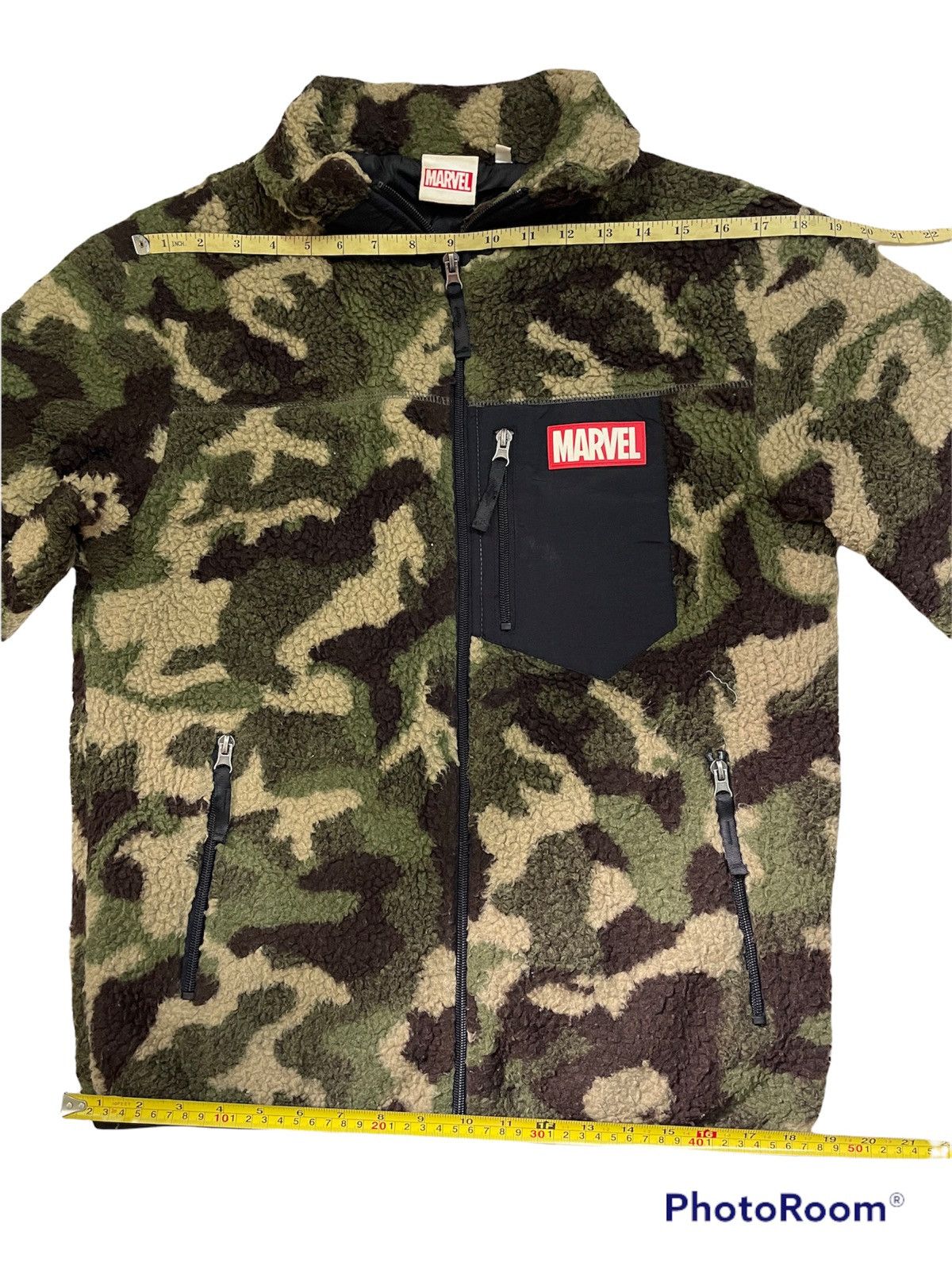 Marvel Comics Vintage Marvel Fleece Zipper Jacket Size US M / EU 48-50 / 2 - 7 Thumbnail