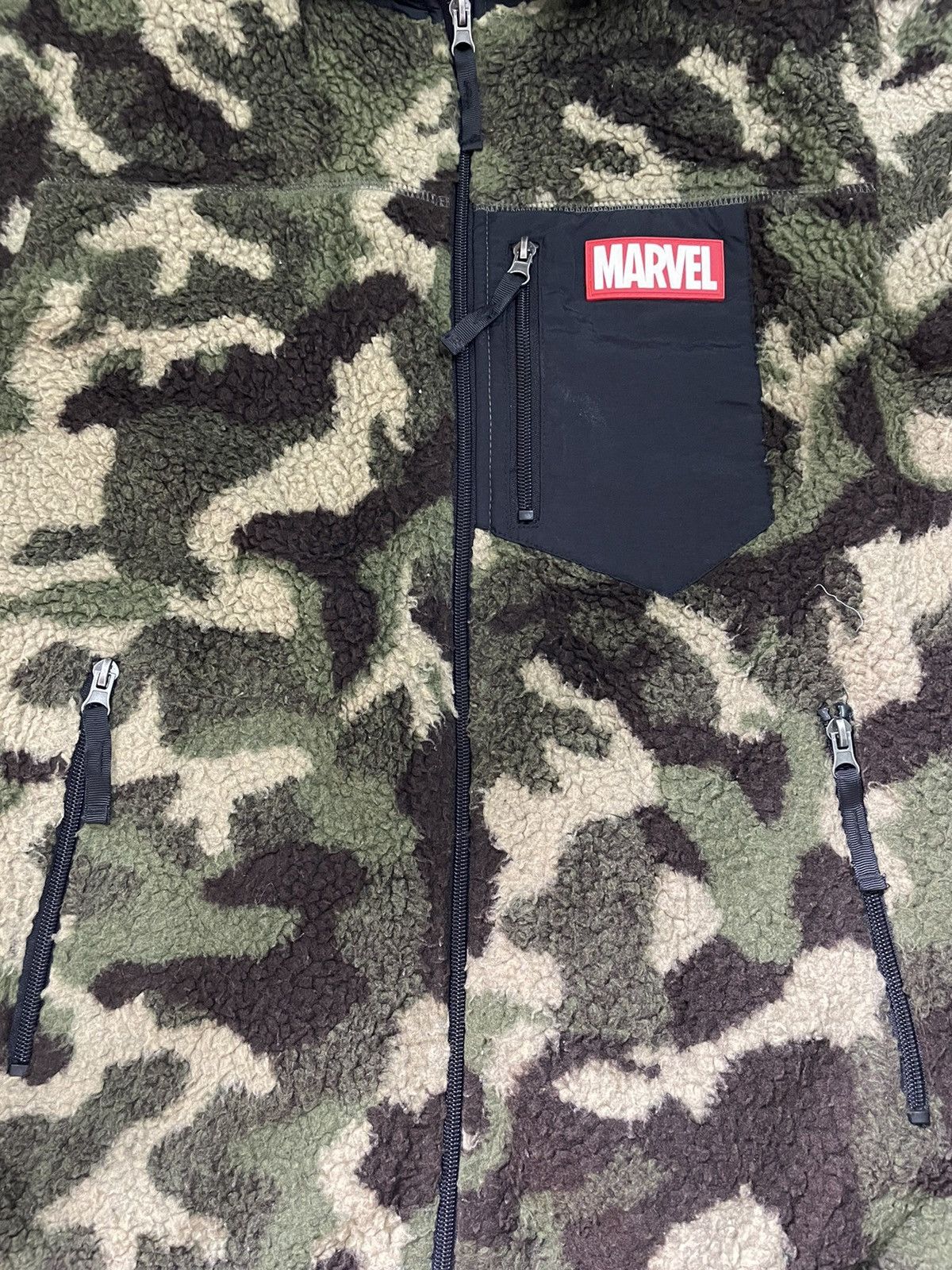 Marvel Comics Vintage Marvel Fleece Zipper Jacket Size US M / EU 48-50 / 2 - 11 Thumbnail