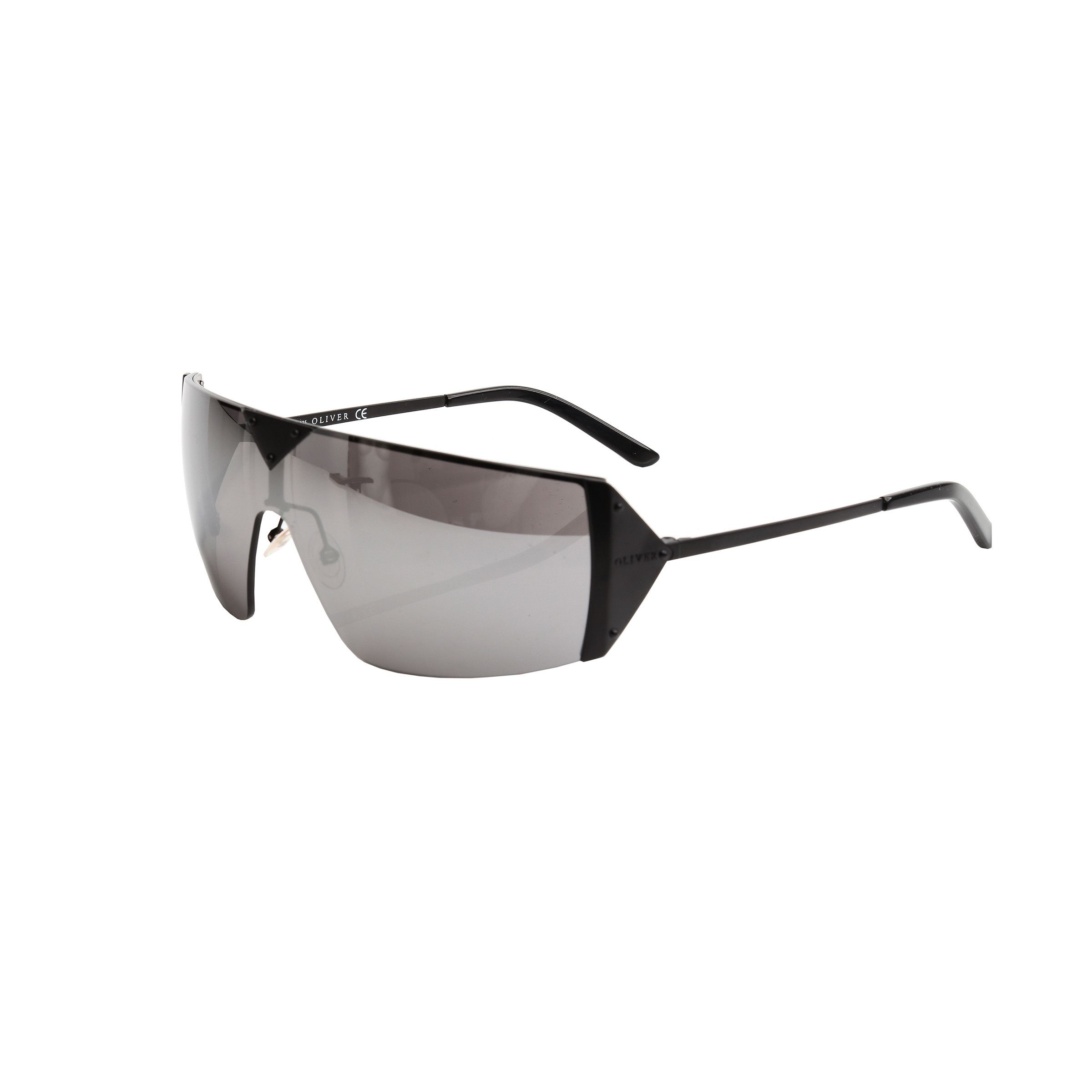 Valentino Oliver by Valentino 00's Black Mask Sunglasses Size ONE SIZE - 2 Thumbnail