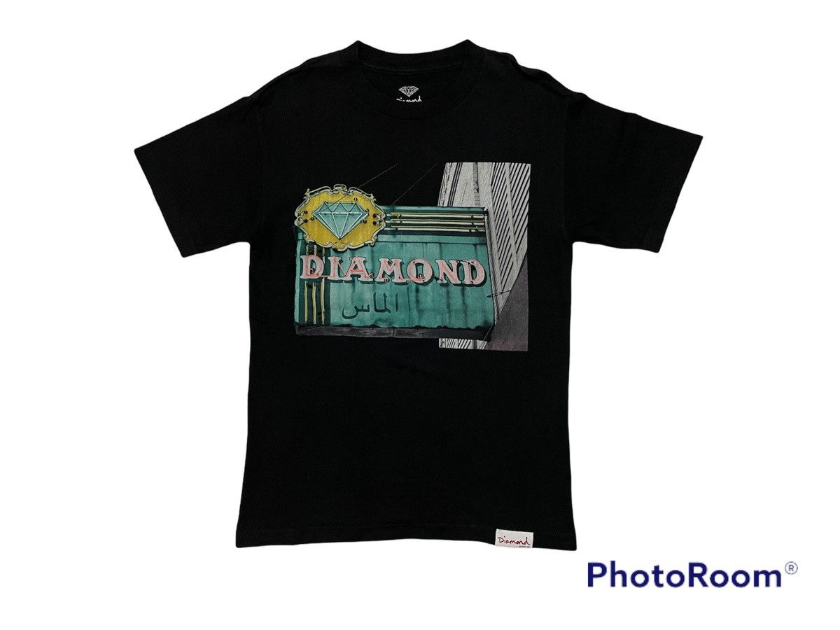 image of Diamond Supply Co Streetwear T-Shirt in Black, Men's (Size Small)