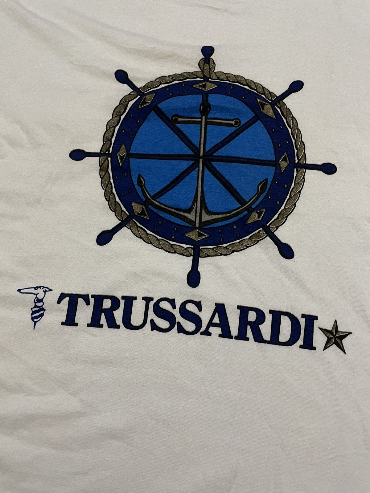 Trussardi Vintage Trussardi T-Shirt Nice Design Size US M / EU 48-50 / 2 - 9 Thumbnail