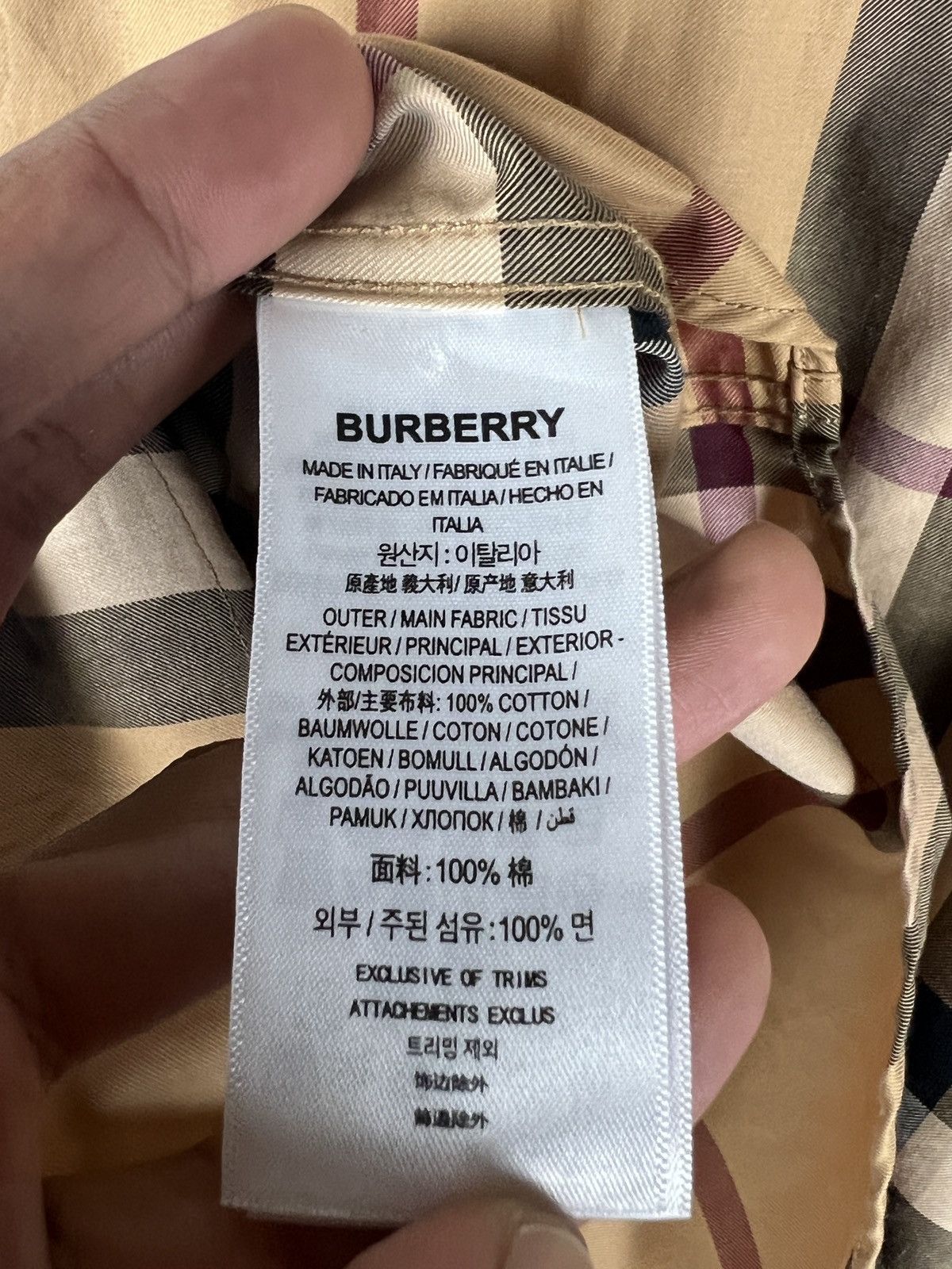 Burberry Burberry London Nova Check Button Up Shirt Size US M / EU 48-50 / 2 - 14 Thumbnail