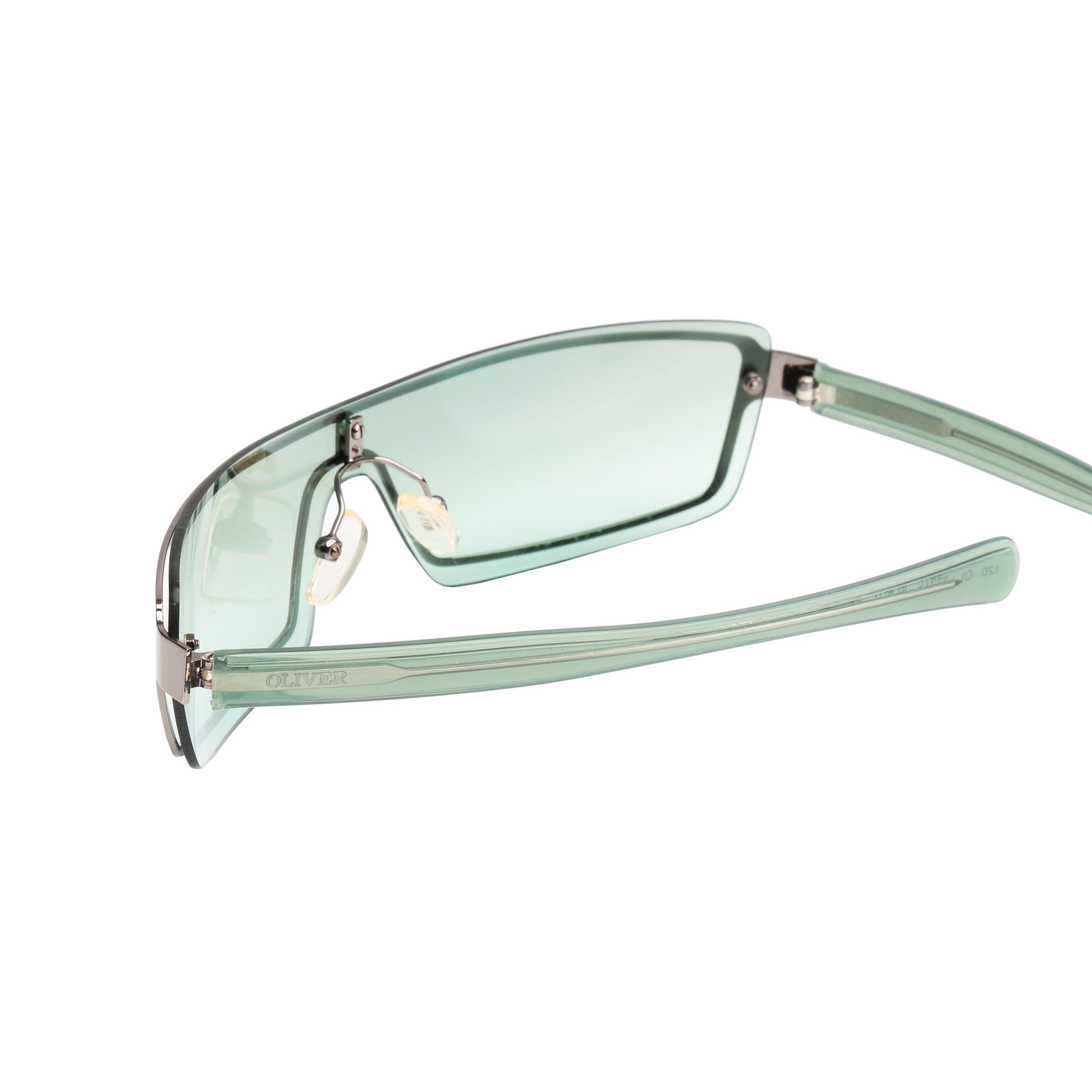 Valentino × Vintage Oliver by Valentino 90's Mint Rectangular Frame Sunglasses Size ONE SIZE - 3 Thumbnail