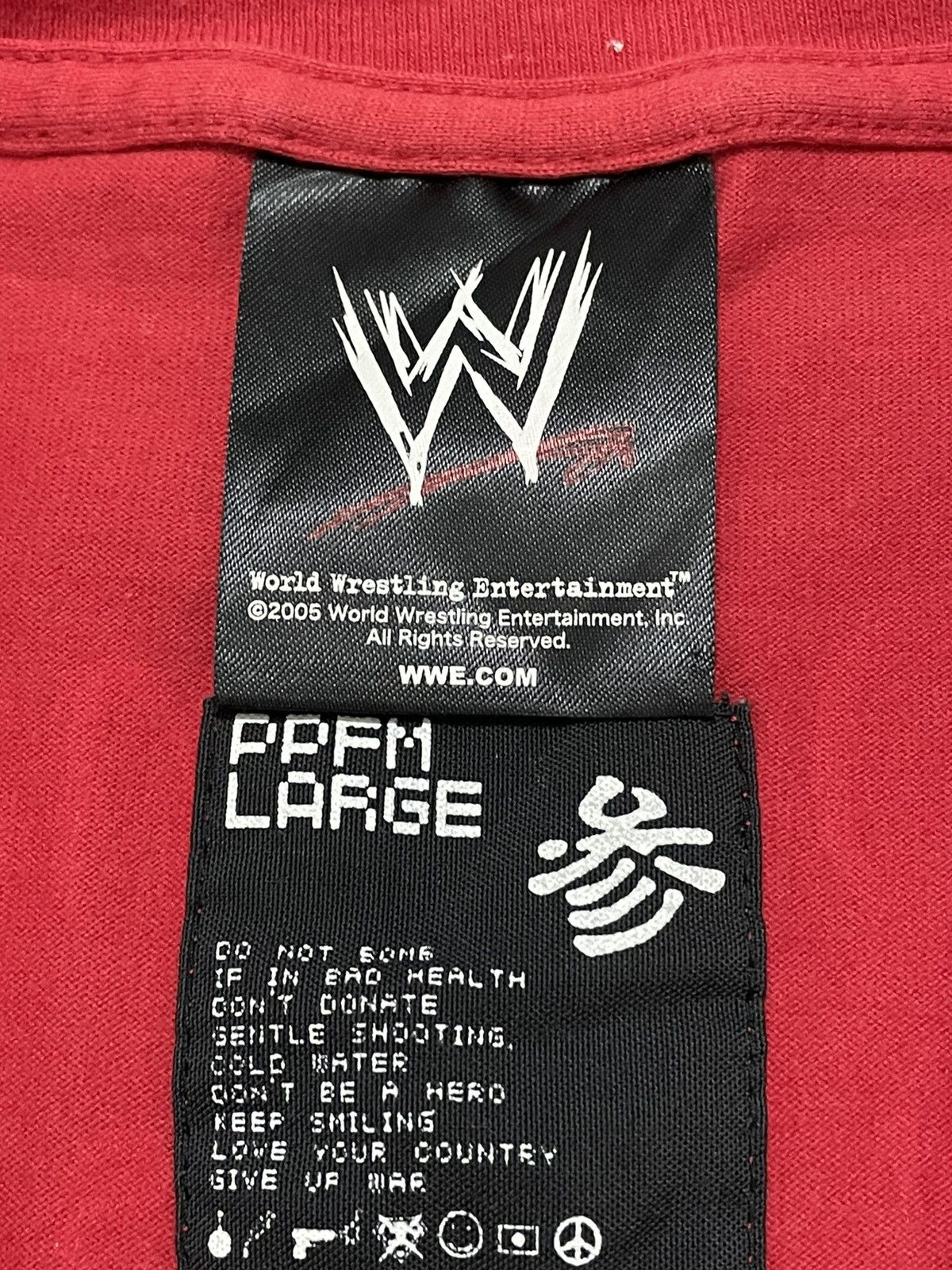 WWE 🔥Best Offer🔥Vintage PPFM X WWE Map Tour 2002-2004 Size US L / EU 52-54 / 3 - 4 Thumbnail