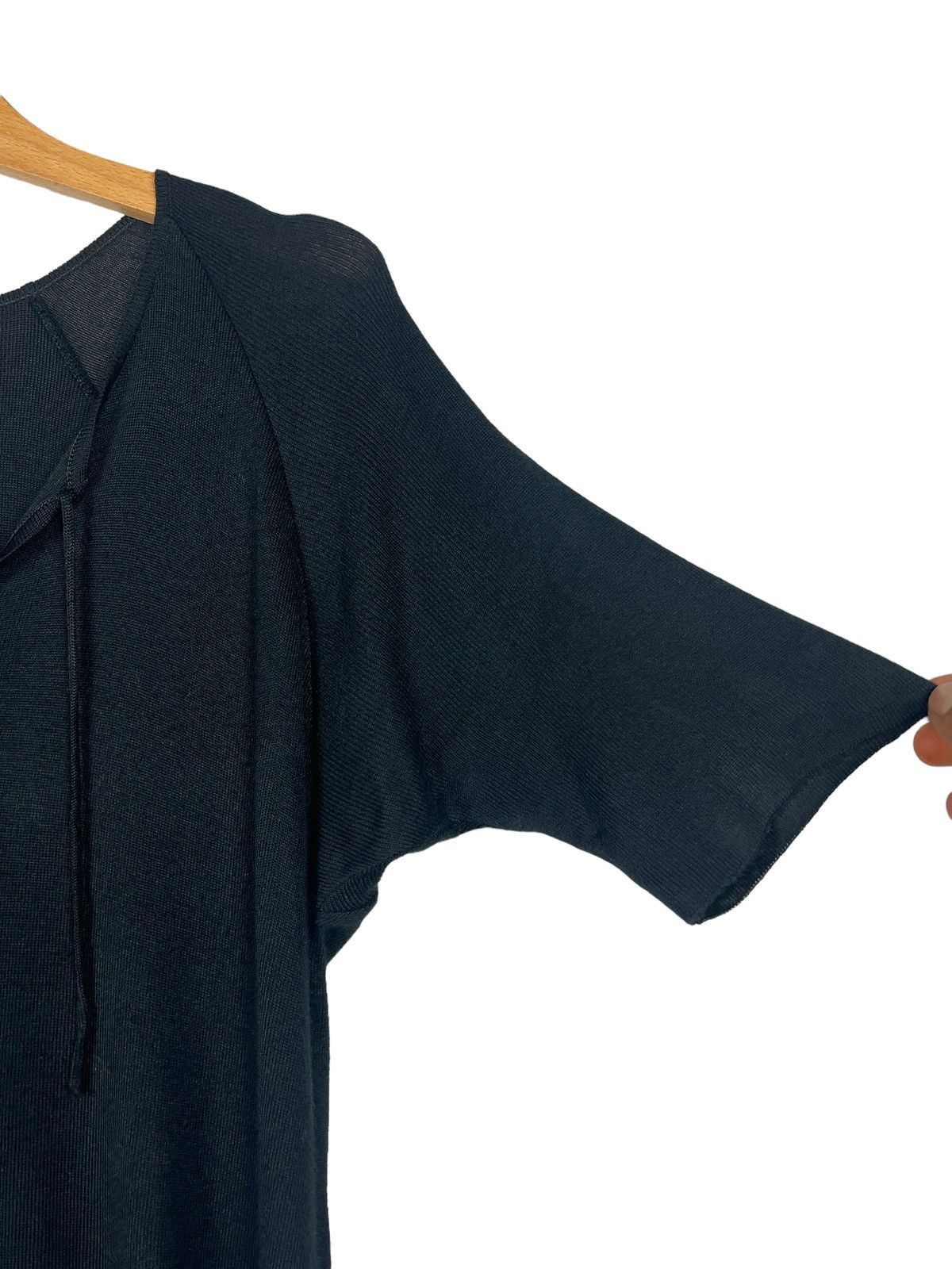 Yohji Yamamoto Vintage Yohji Yamamoto SS91 Rayon Neck String Tops Size US M / EU 48-50 / 2 - 5 Thumbnail