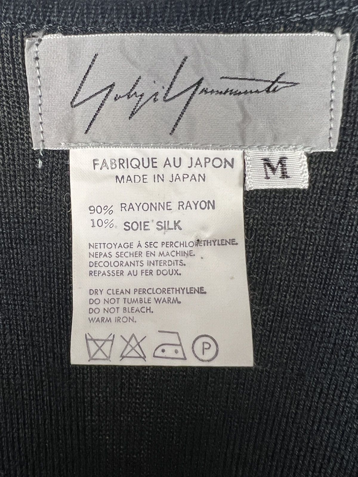 Yohji Yamamoto Vintage Yohji Yamamoto SS91 Rayon Neck String Tops Size US M / EU 48-50 / 2 - 12 Thumbnail